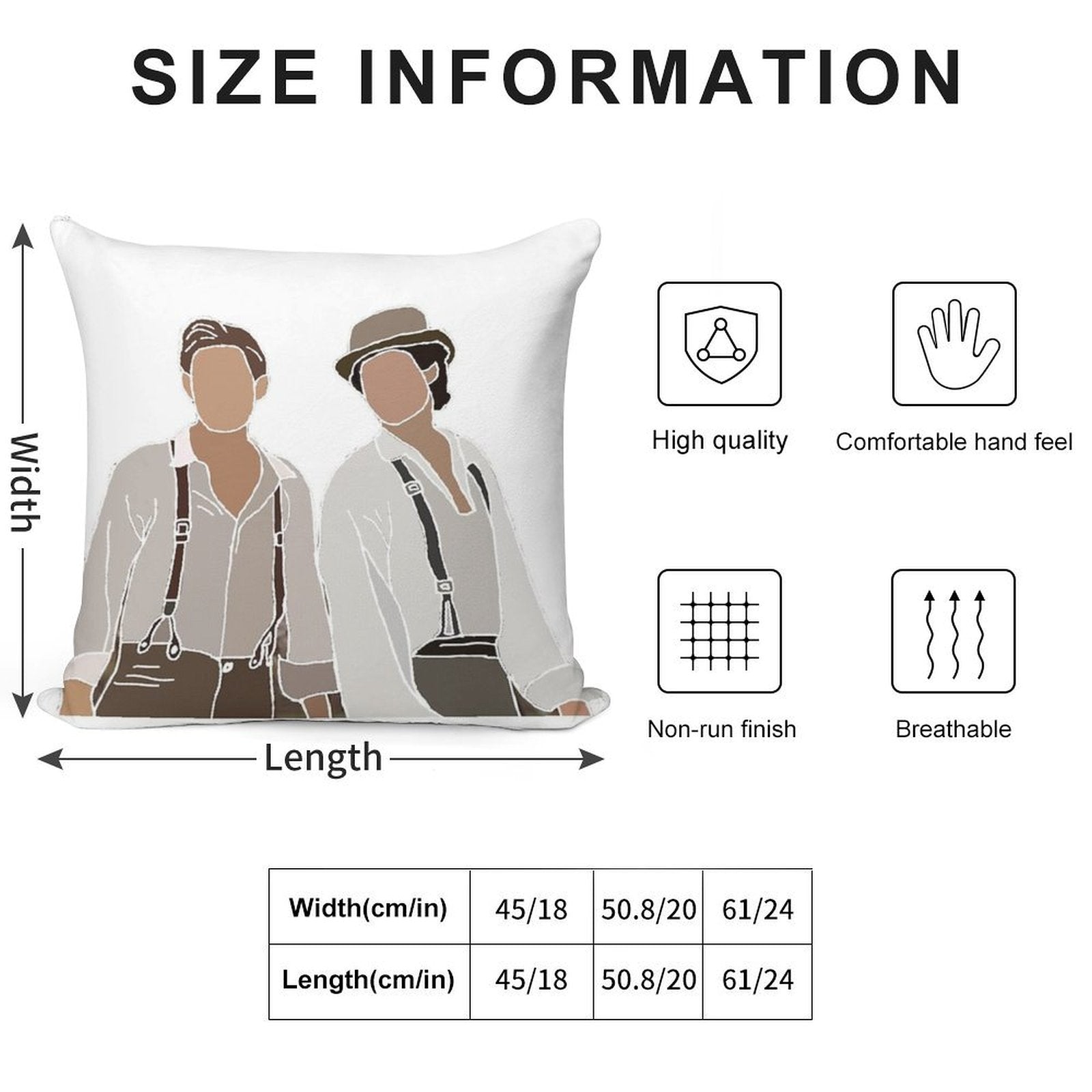 Damon And Stefan Salvatore Vampire Diaries Drawing Soft Luxury Feel Throw Pillow