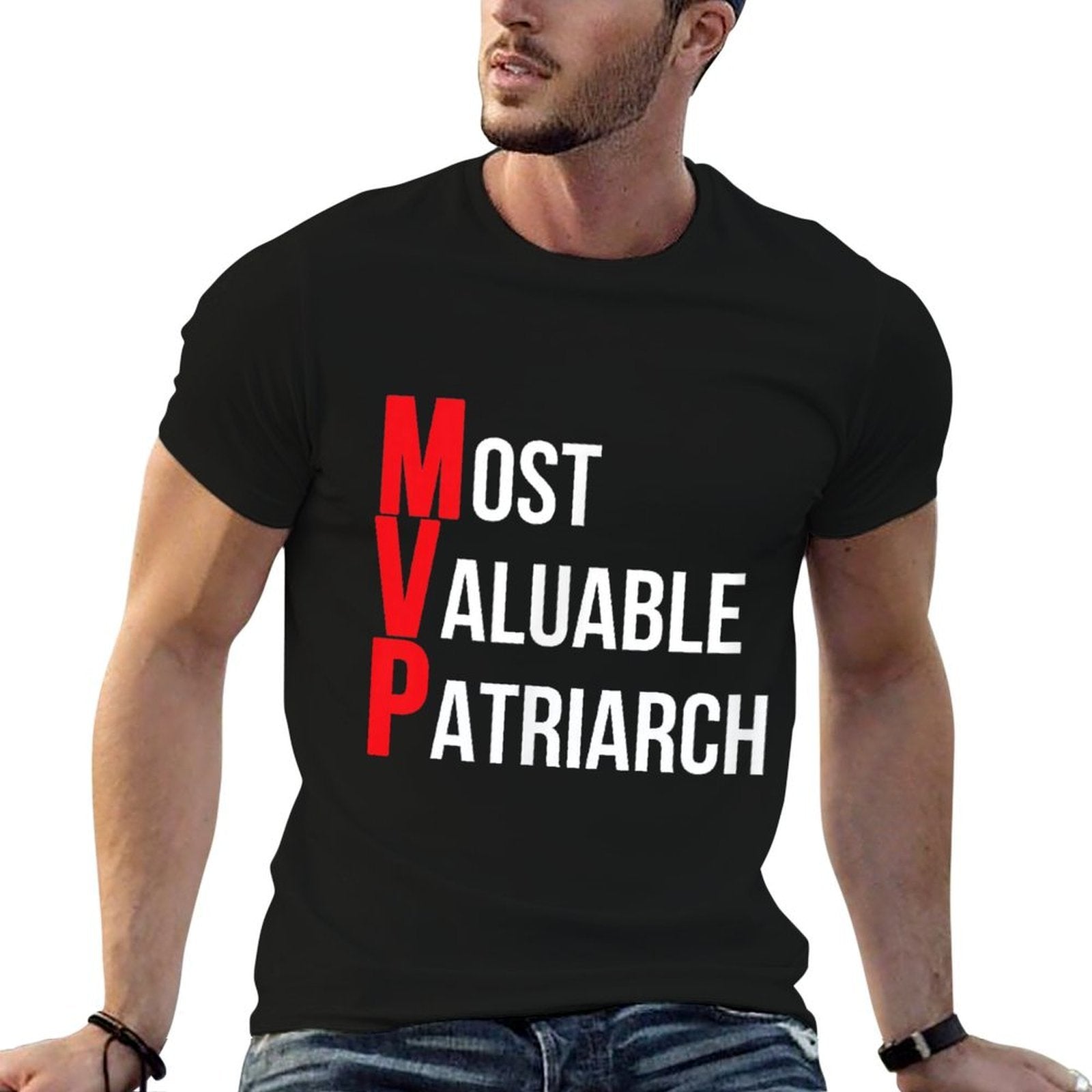 Most Valuable Patriarch Dad Birthday Or Father's Day  Lightweight T-Shirt