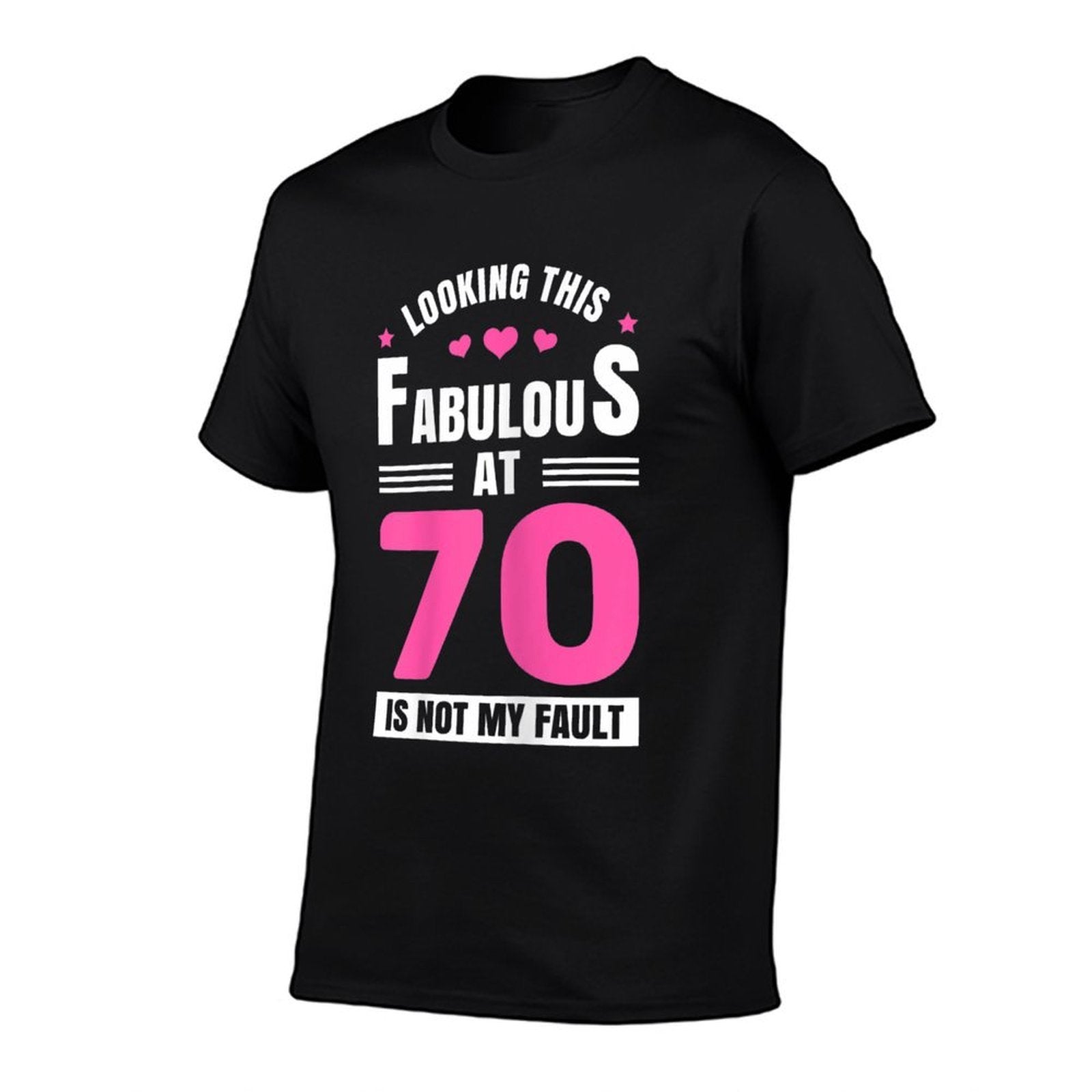 Womens Looking This Fabulous at 70 Year Old Birthday 70th Birthday  Tagless Design T-Shirt