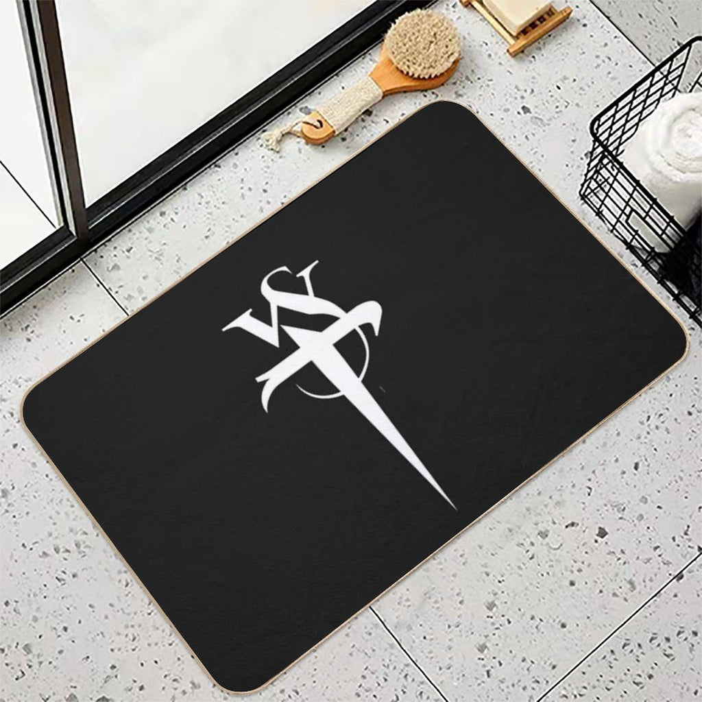 Stabbing Westwared Classic Dagger Logo  Easy Maintenance Bath Mat
