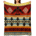 Thunderbird  Native American Pattern All-season Throw Blanket