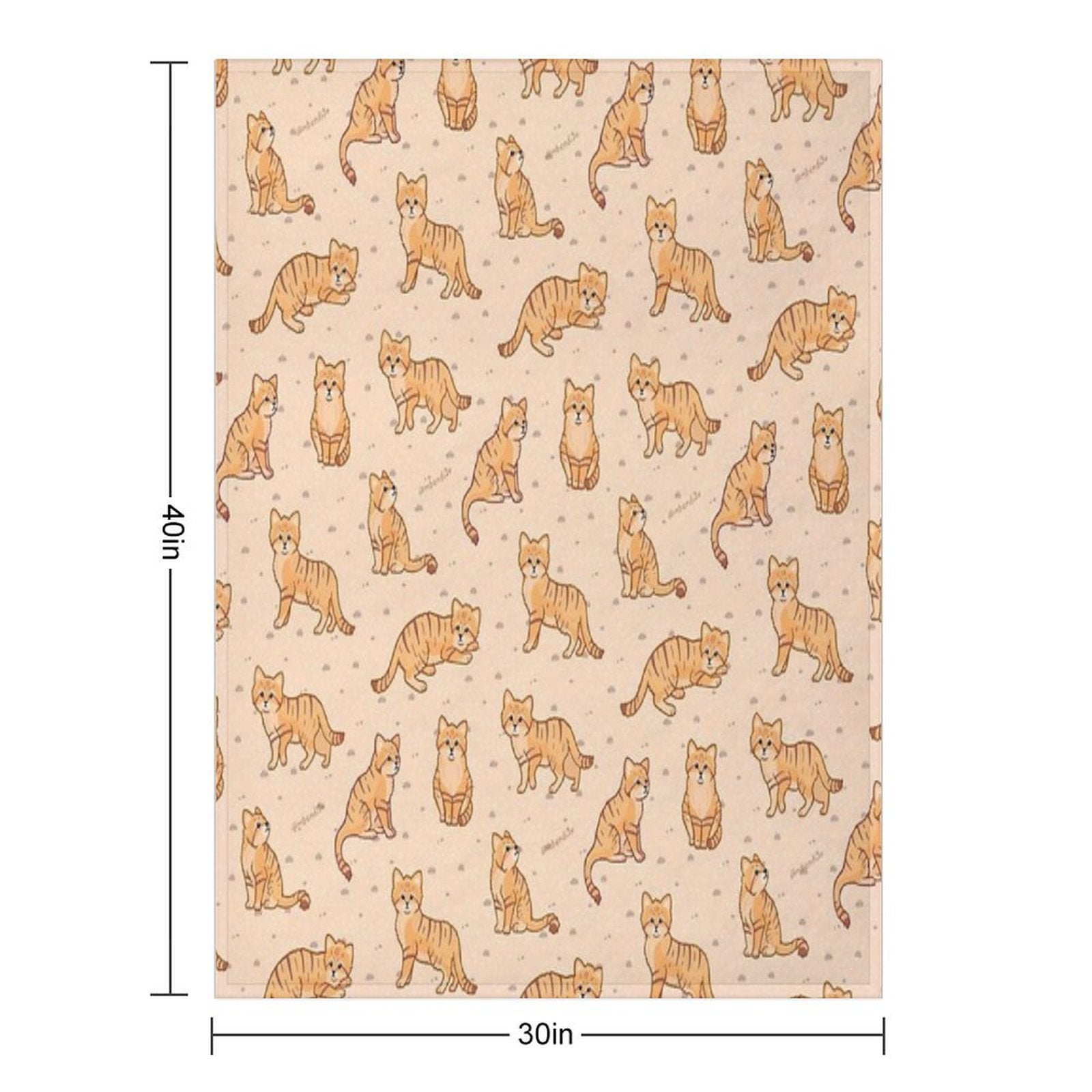 Sand Cats Travel-friendly Throw Blanket