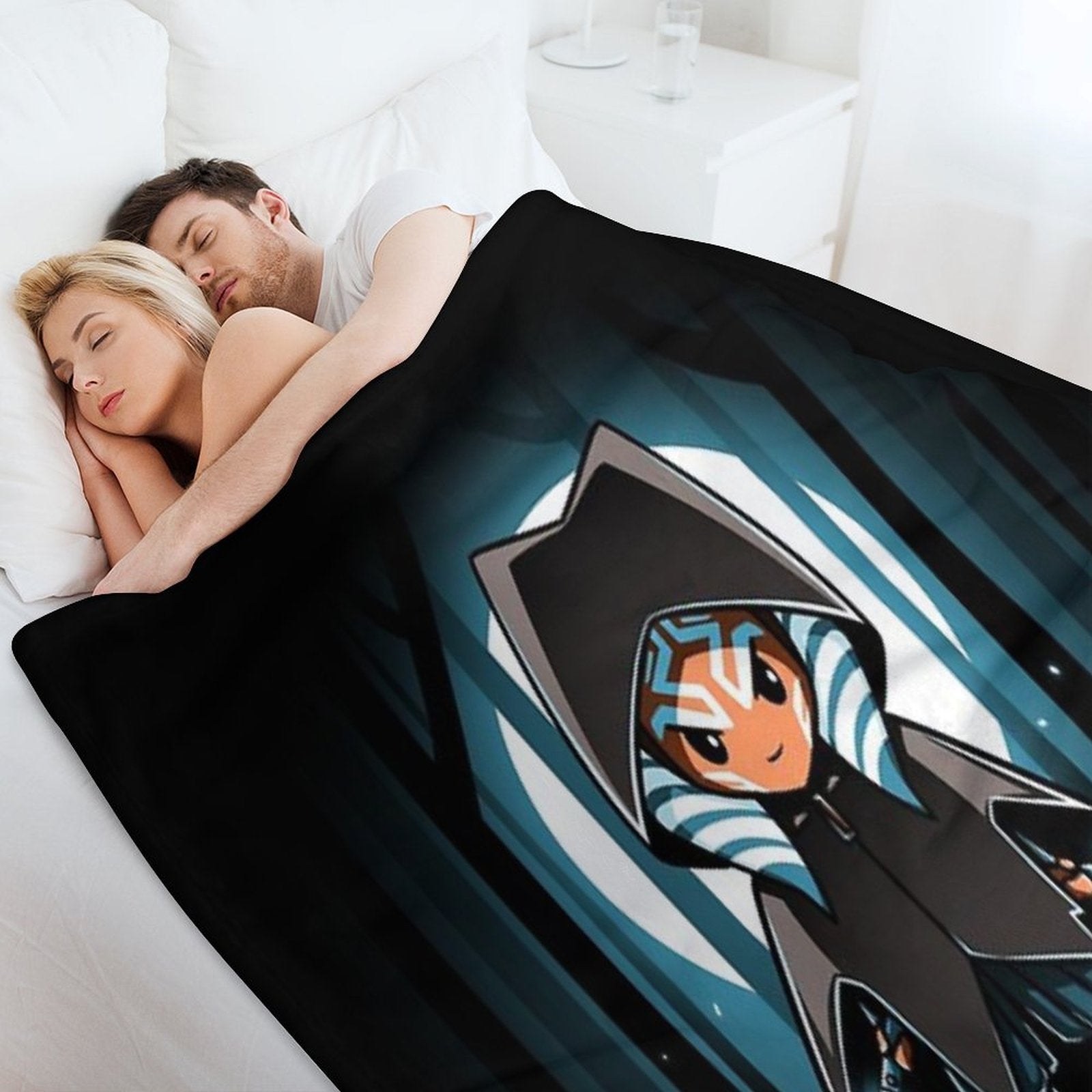 Ahsoka Tano Velvety-soft Throw Blanket
