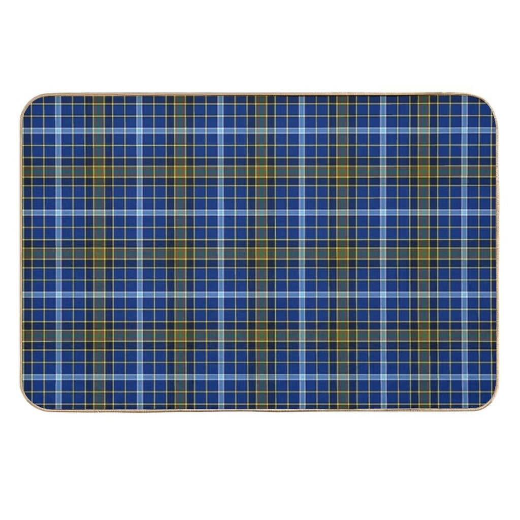 Clan Knox Tartan  Dirt-Trapping Bath Mat