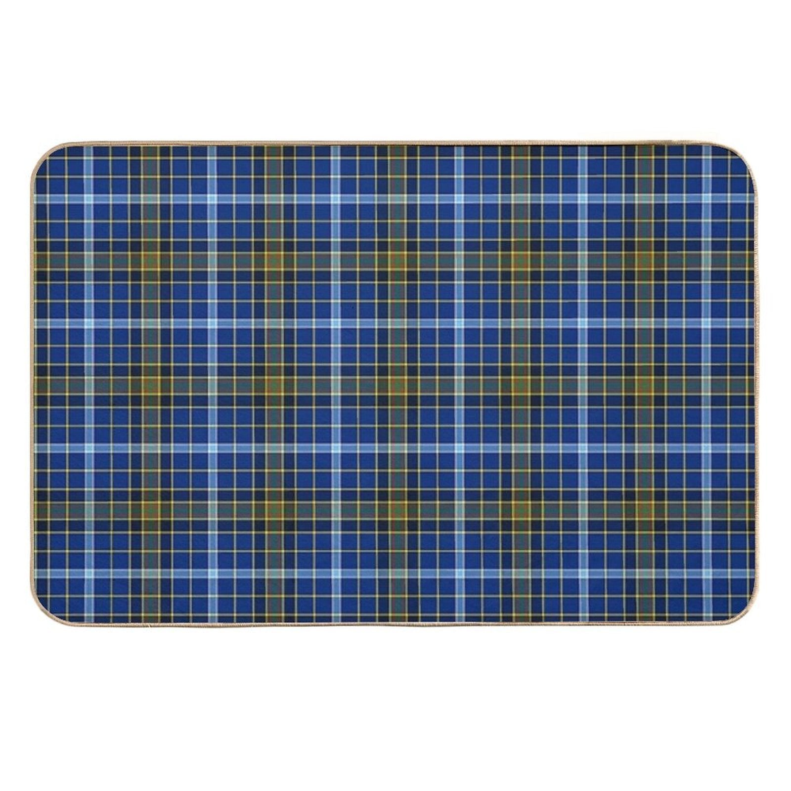 Clan Knox Tartan  Dirt-Trapping Bath Mat