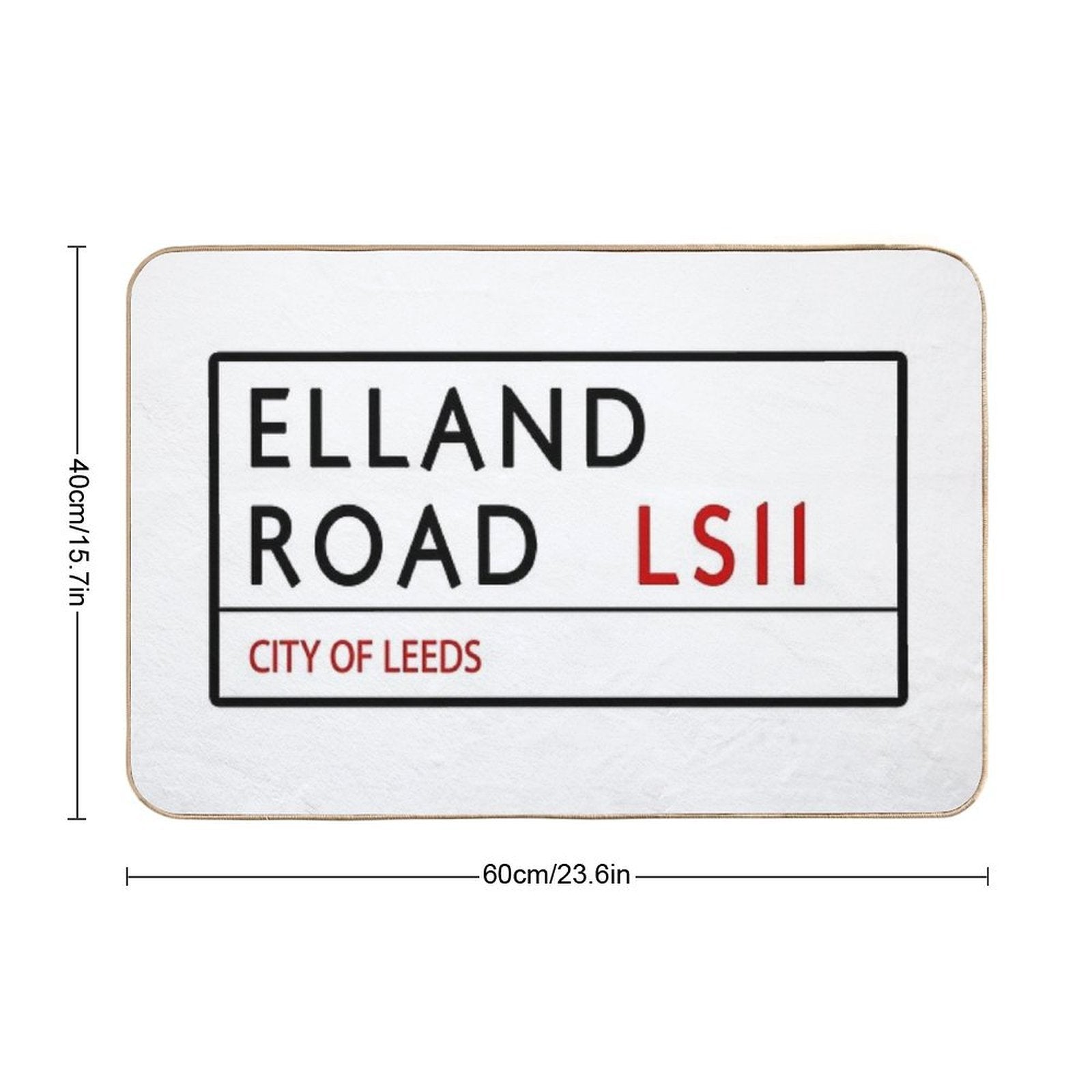 Elland Road  Odorless Bath Mat