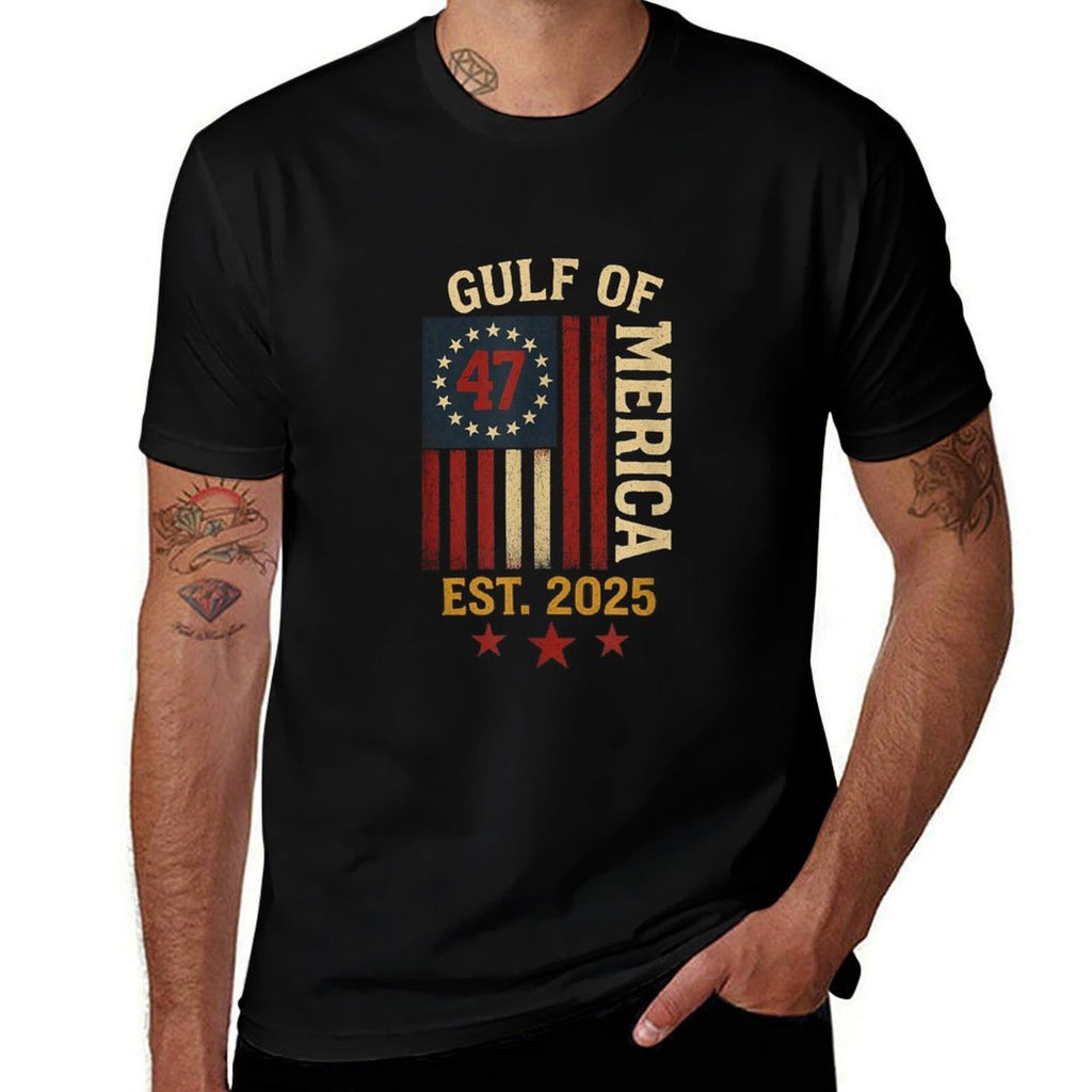 Gulf of 'Merica US Patriotic 2025  Quick-drying T-Shirt