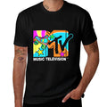 Mademark X MTV - Roller Skates MTV Logo Classic Music Television  Vintage-inspired T-Shirt