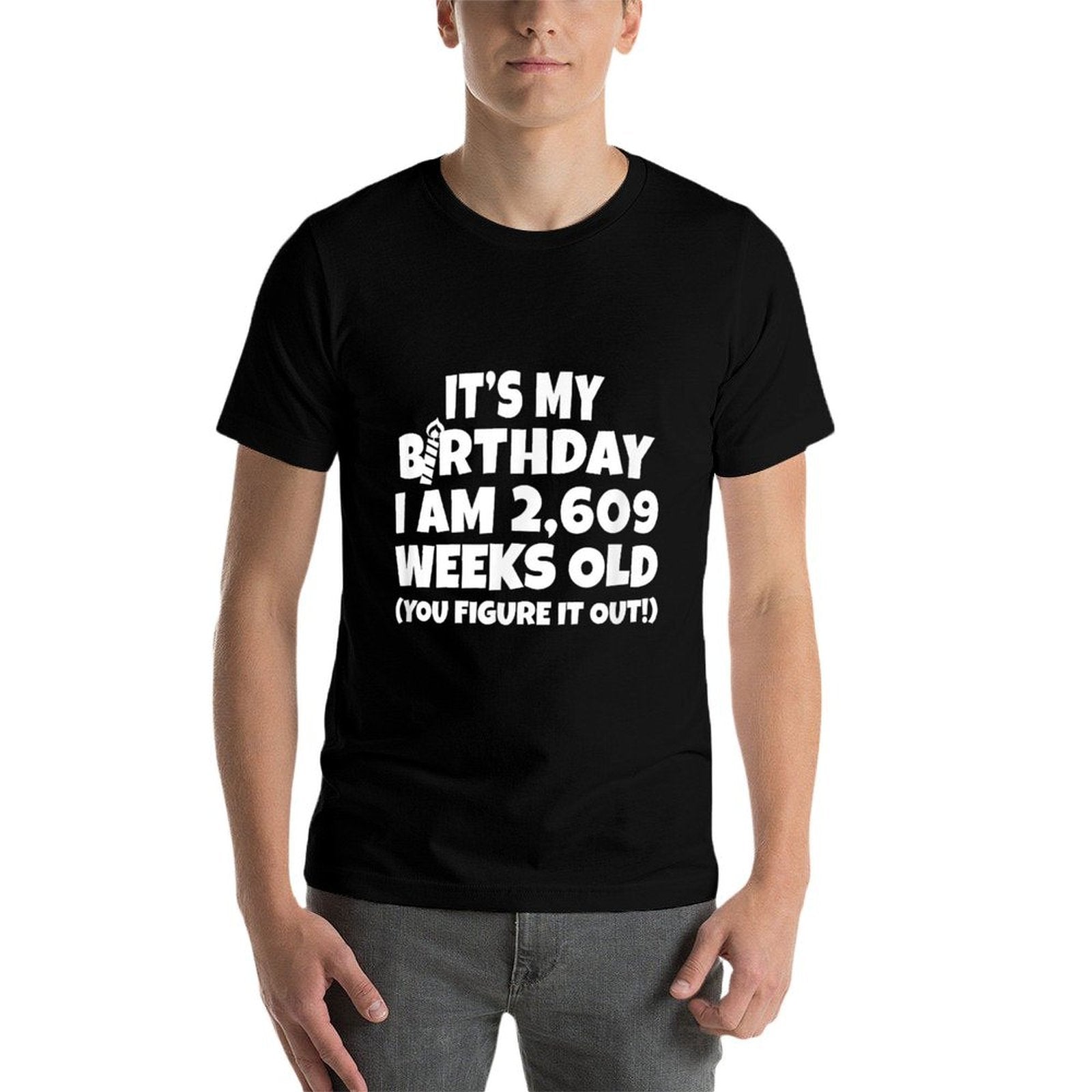 I Am 2,609 Weeks Old - Happy 50th Birthday  Vintage-inspired T-Shirt