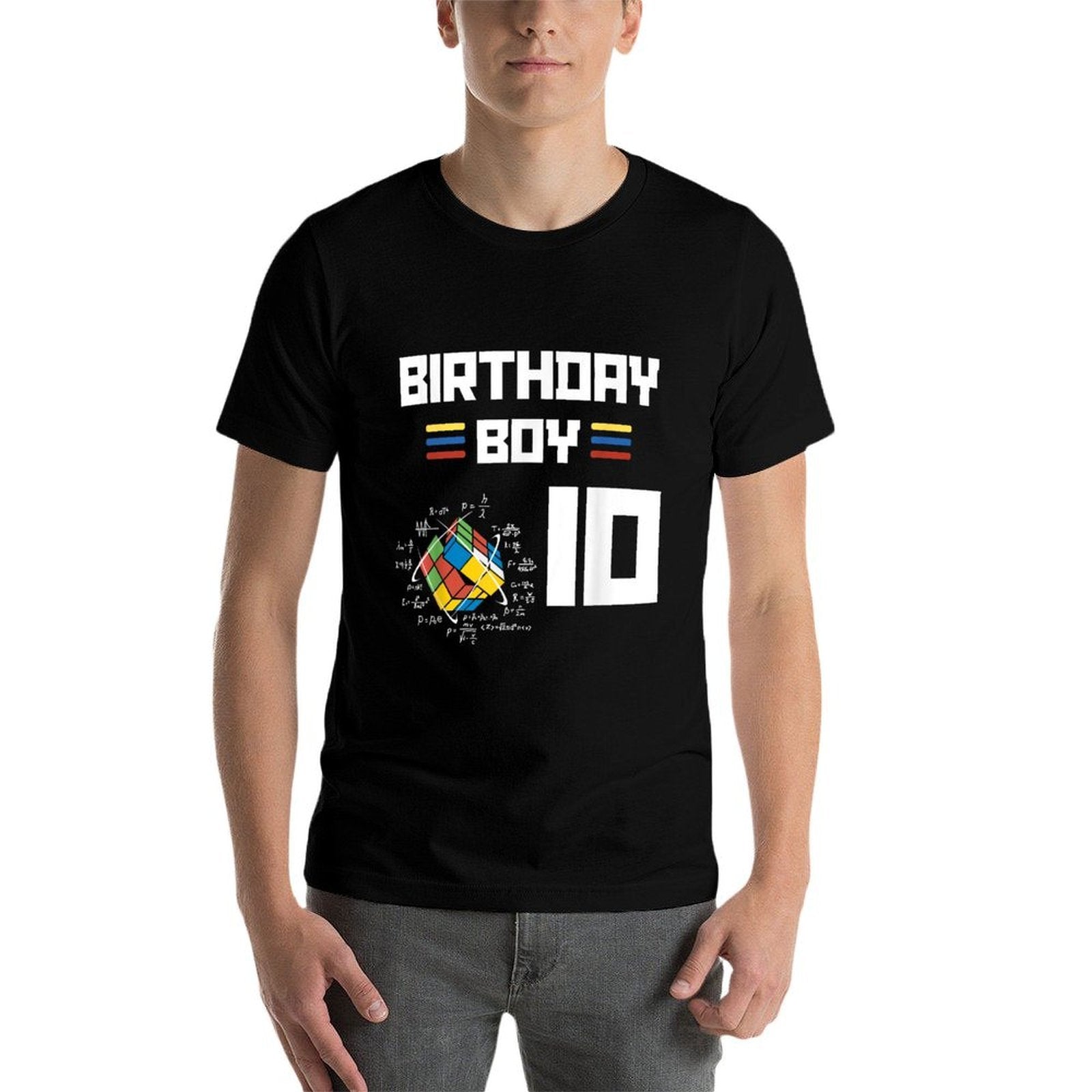 Birthday 10year Old Boy Puzzle Cube Speed Cubing 10th  Vintage-inspired T-Shirt