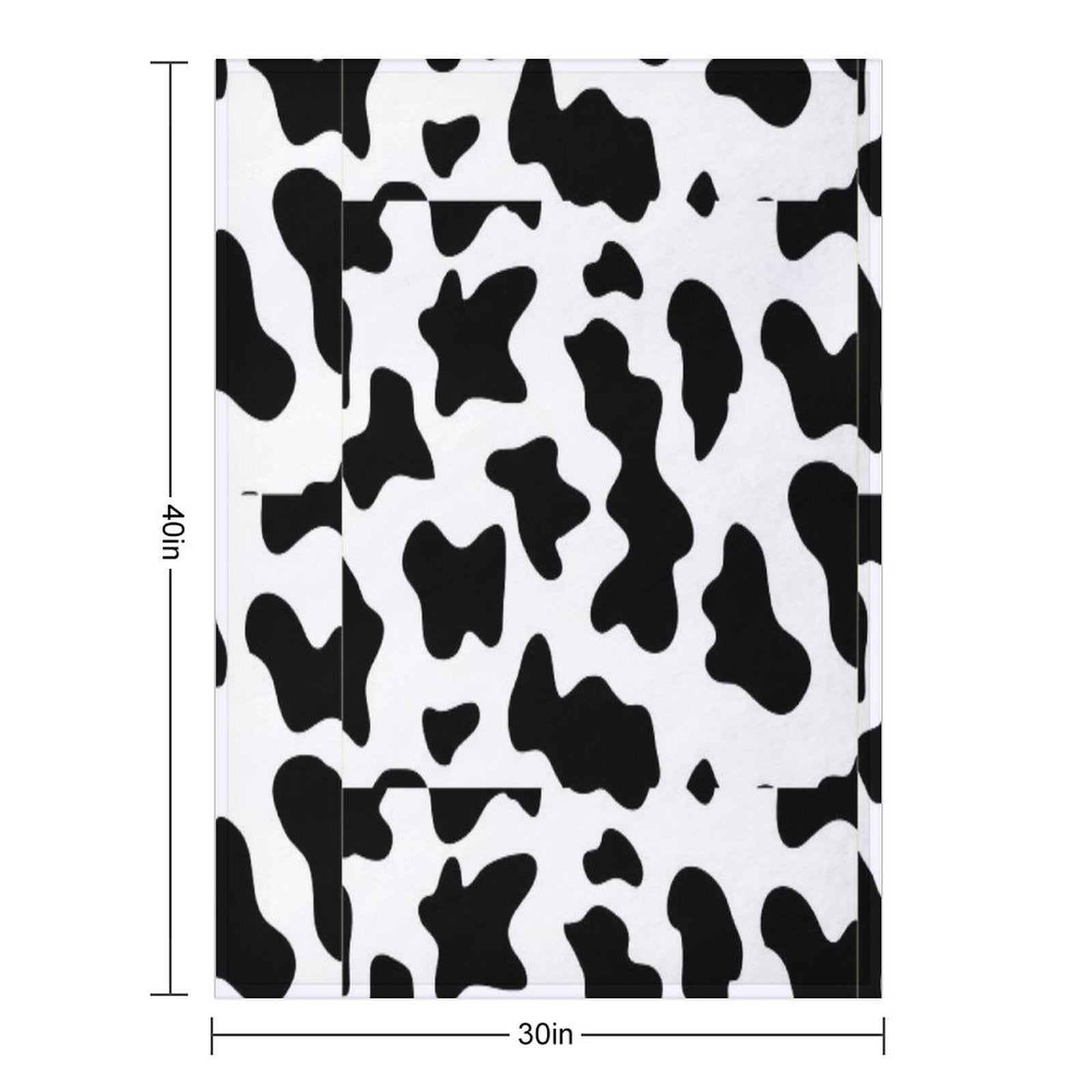 Cow Print Fabulous Travel-friendly Throw Blanket