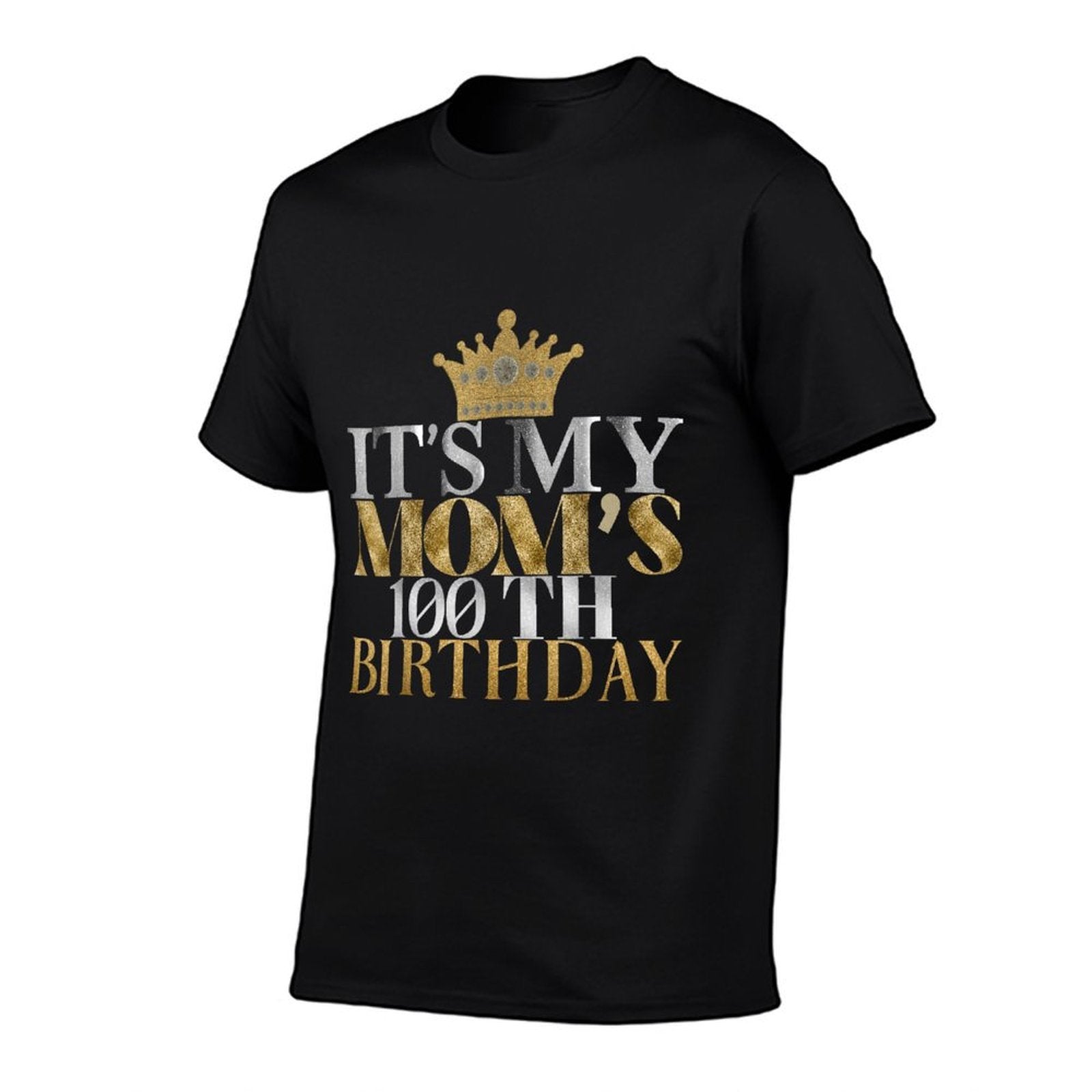 It's My Mom's 100th Birthday Ideas Family Matching Queen  Rolled Sleeves T-Shirt