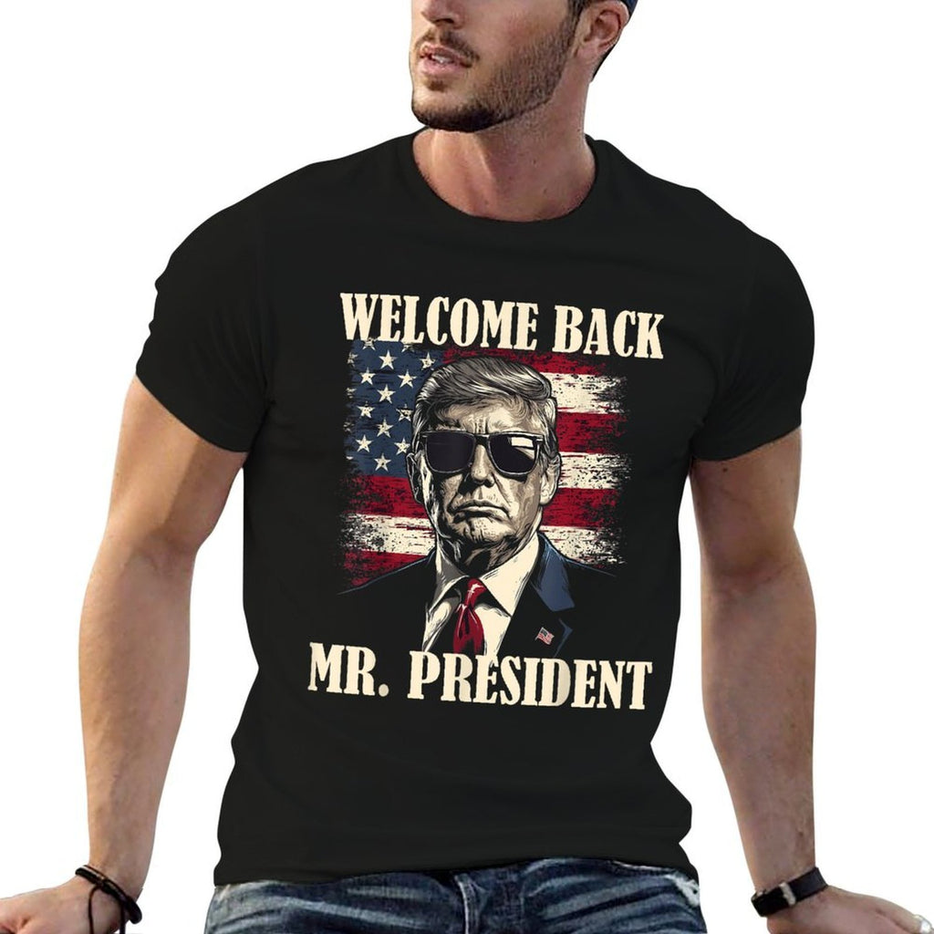 Welcome Back Mr President Donald Trump Victory  Trendy Pattern T-Shirt