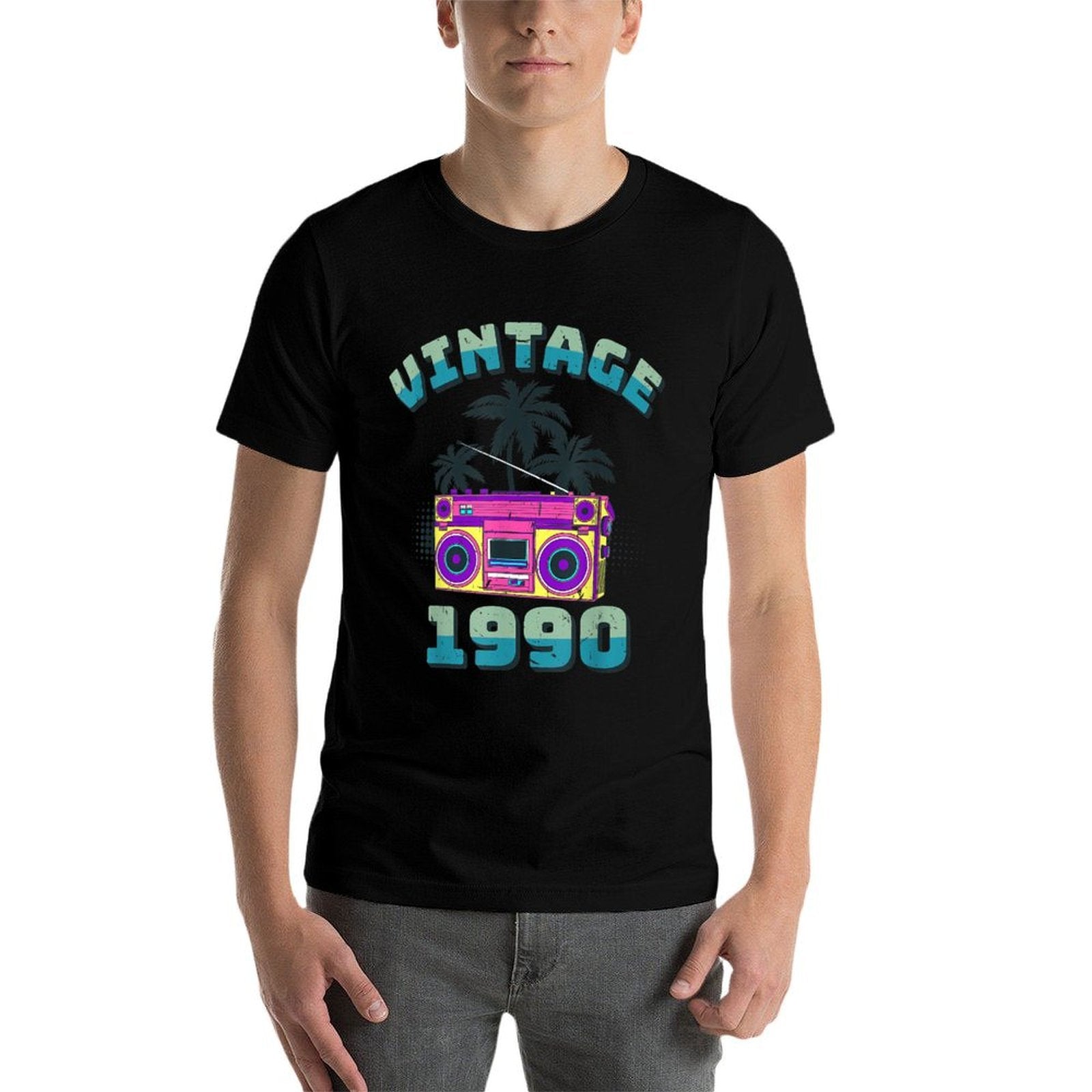 Gift 30 Year Old Vintage Cassette Tape 1990 30th Birthday  Relaxed-fit T-Shirt