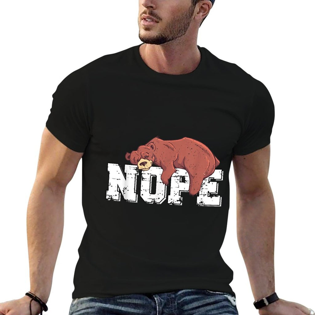 Nope Bear Lover  Relaxed-fit T-Shirt