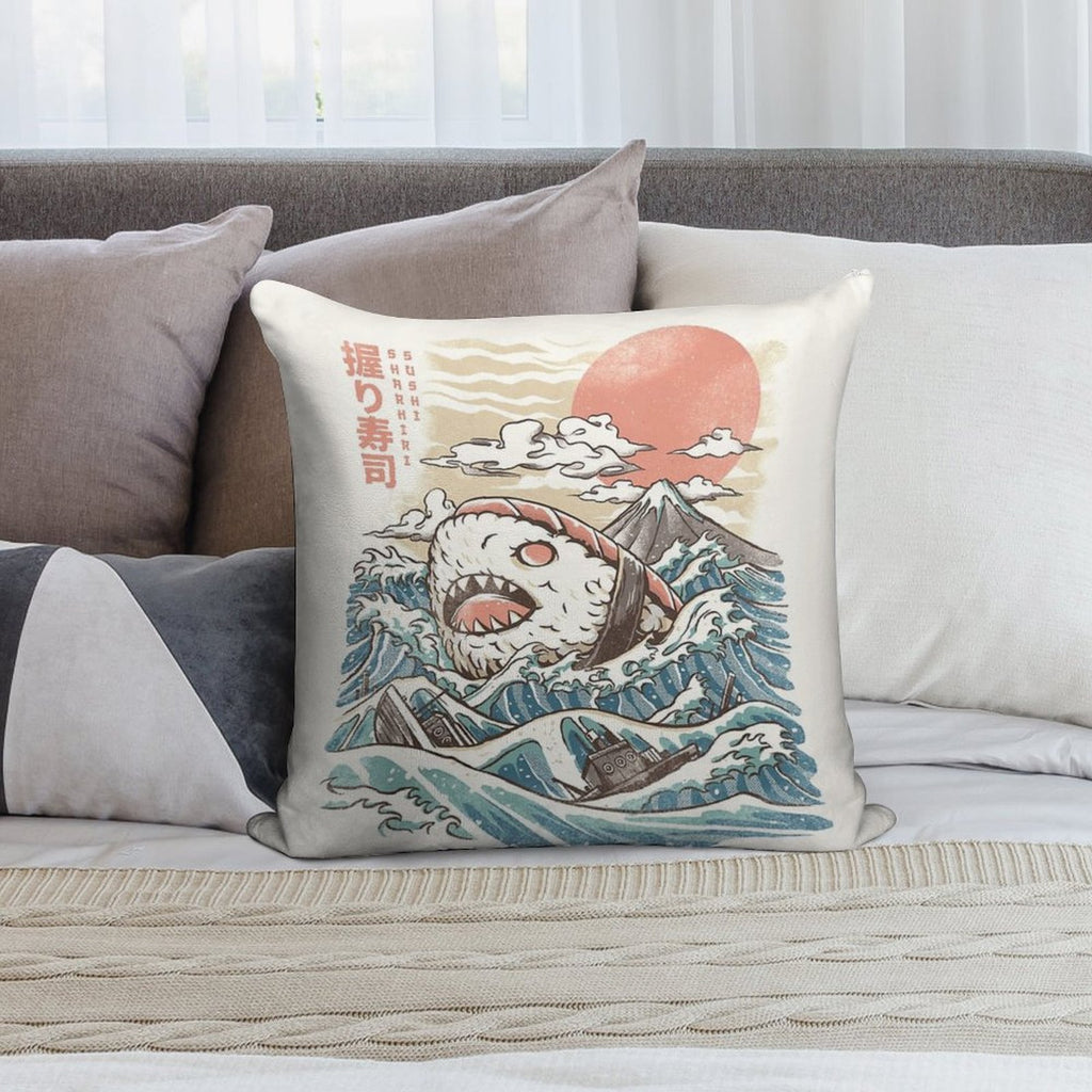 Sharkiri Sushi Soft Durable Construction Throw Pillow