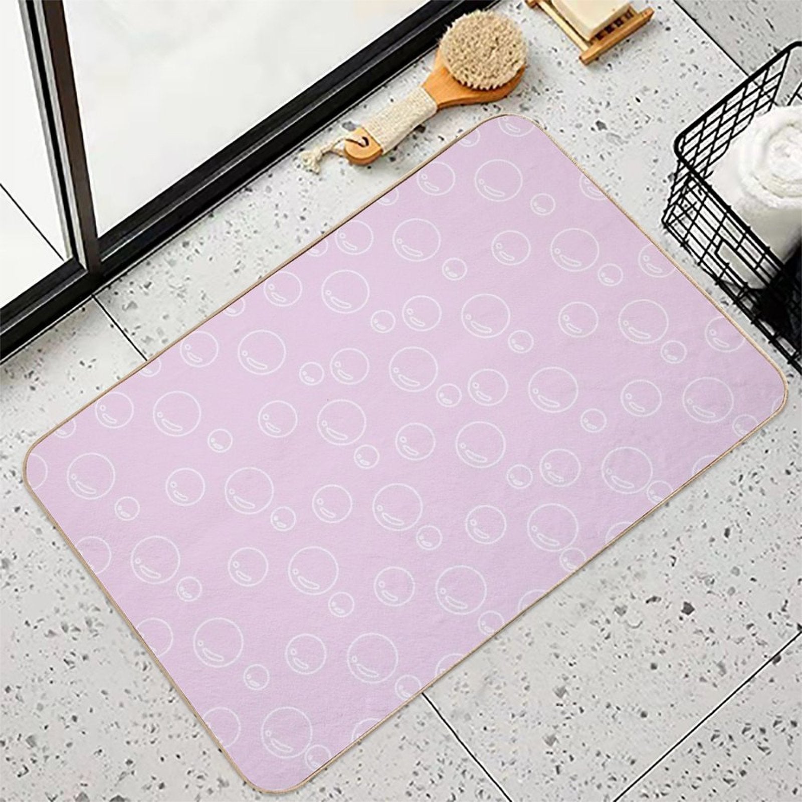 Bubble Design  Anti-Trip Bath Mat