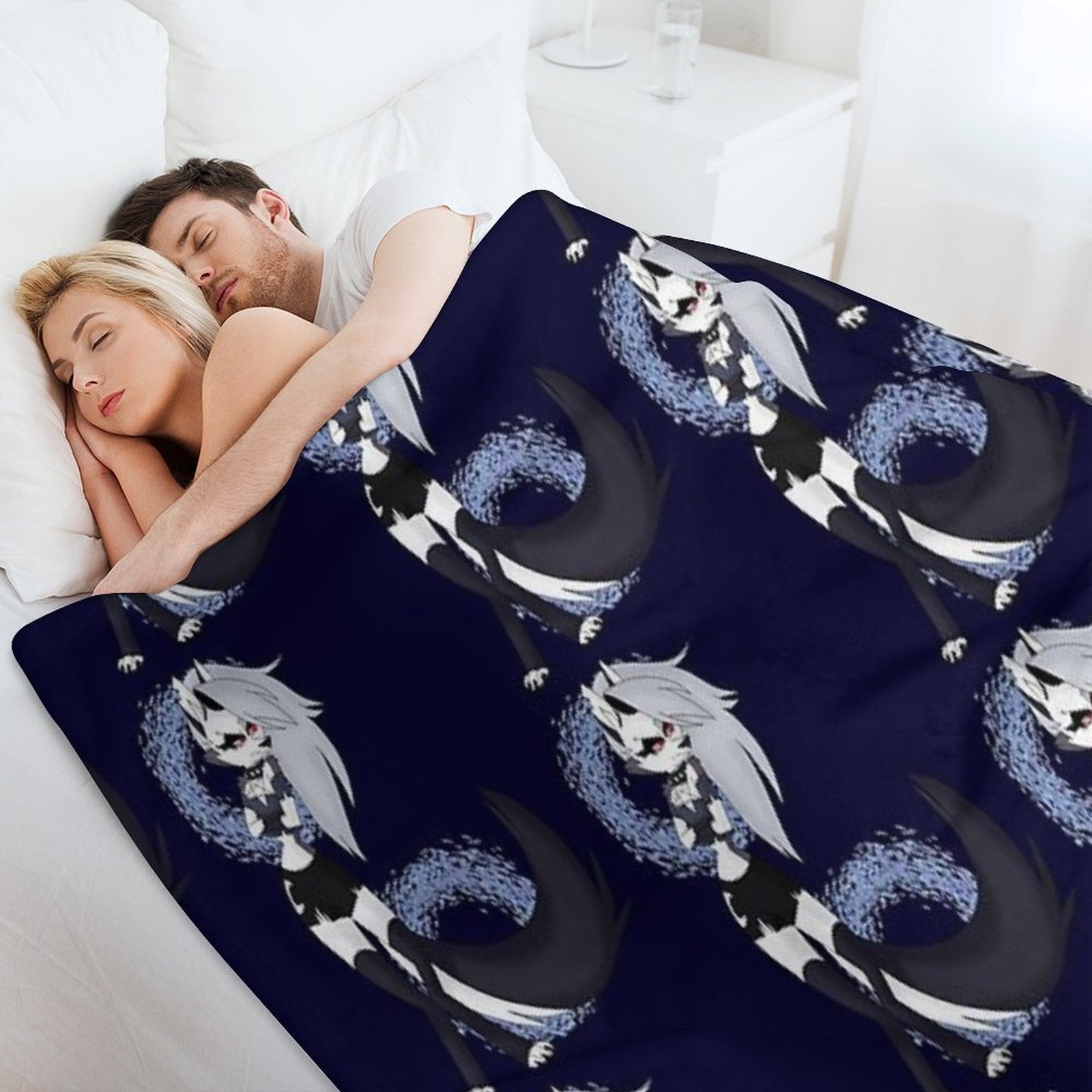 Loona from Helluva Boss Shrink-resistant Throw Blanket