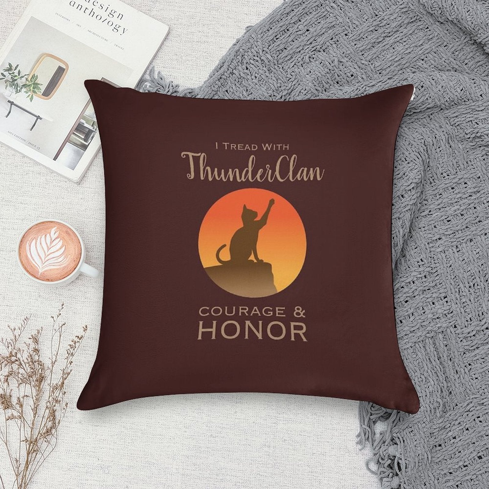 ThunderClan Pride Soft Warmth Comfort Throw Pillow