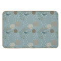 Japanese Bird Pattern  Pet-Safe Bath Mat