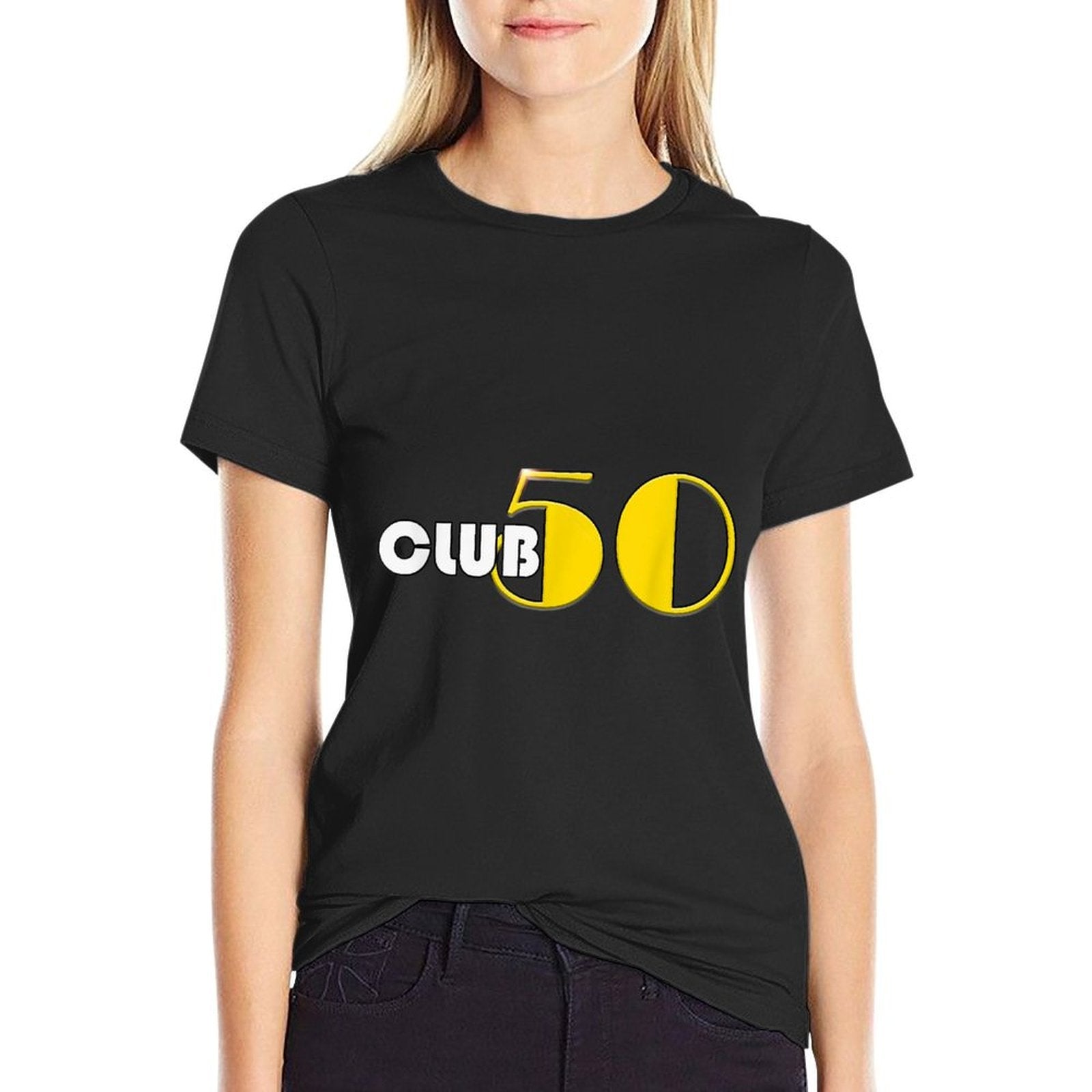 Club 50 Milestone Birthday Fifties 50th T  Polyester Blend T-Shirt