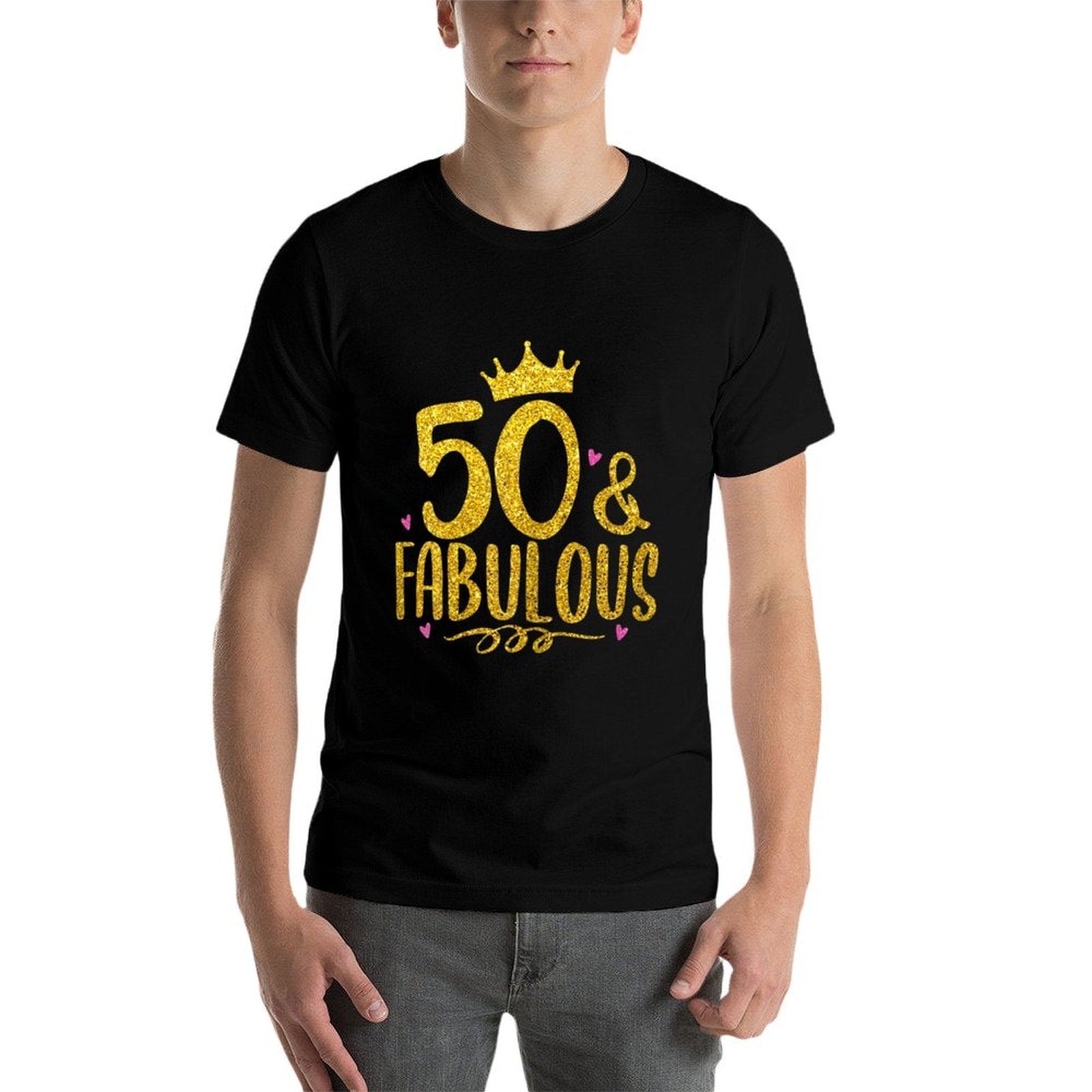 Womens 50 Years Old And Fabulous 50th Birthday  Eco-friendly Material T-Shirt