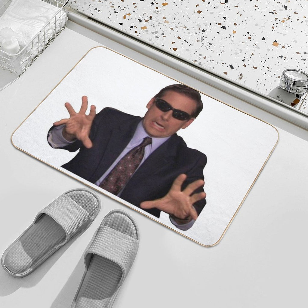 Blind Guy Mcsqueezy - Michael Scott  Dirt-Trapping Bath Mat