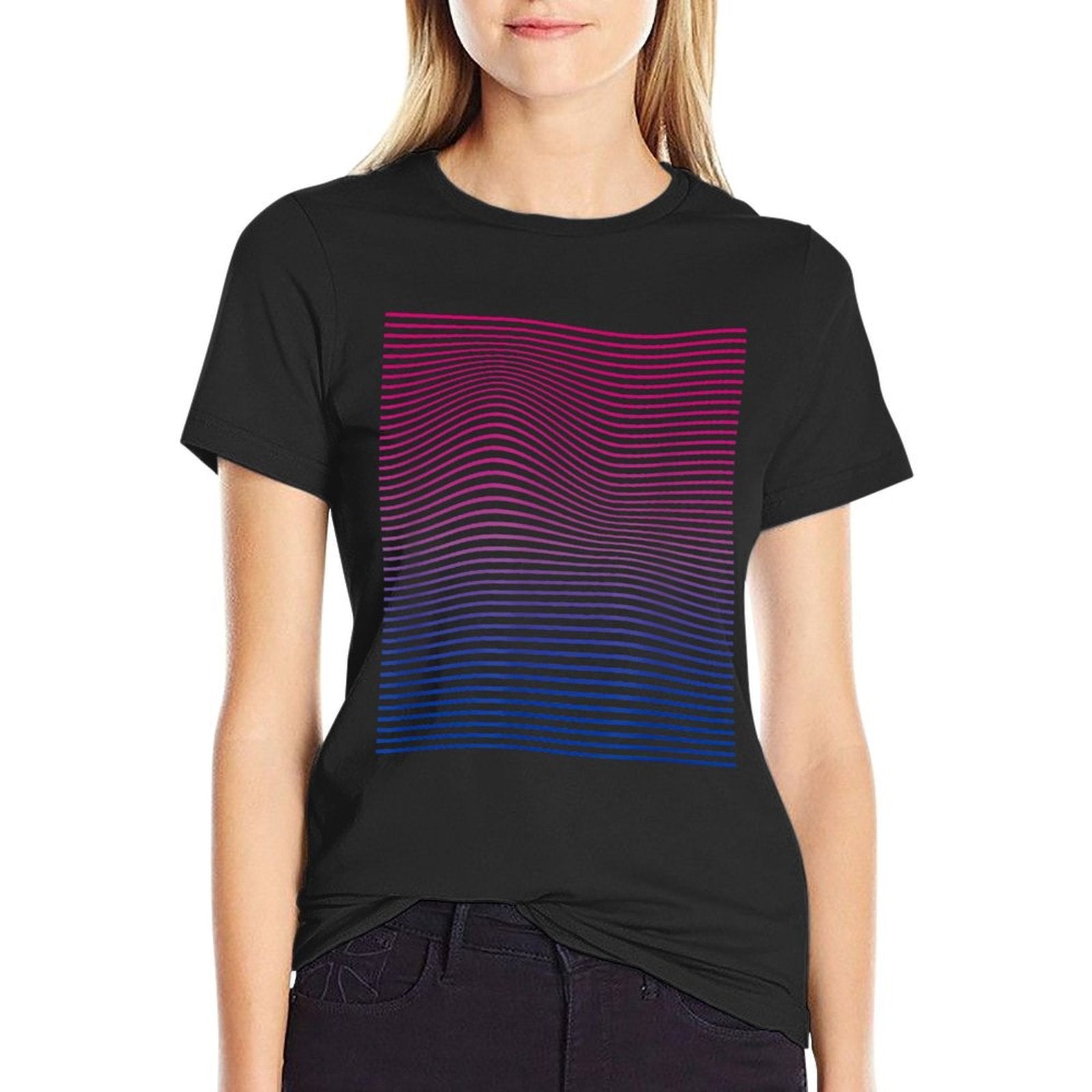 Bisexual Pride Subtle Bi  Tagless Design T-Shirt