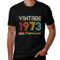 Vintage 1973 Original Parts 50 Years Old 50th Birthday  Cotton T-Shirt