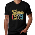 VINTAGE 1975 RETRO 50TH BIRTHDAY  Trendy Pattern T-Shirt