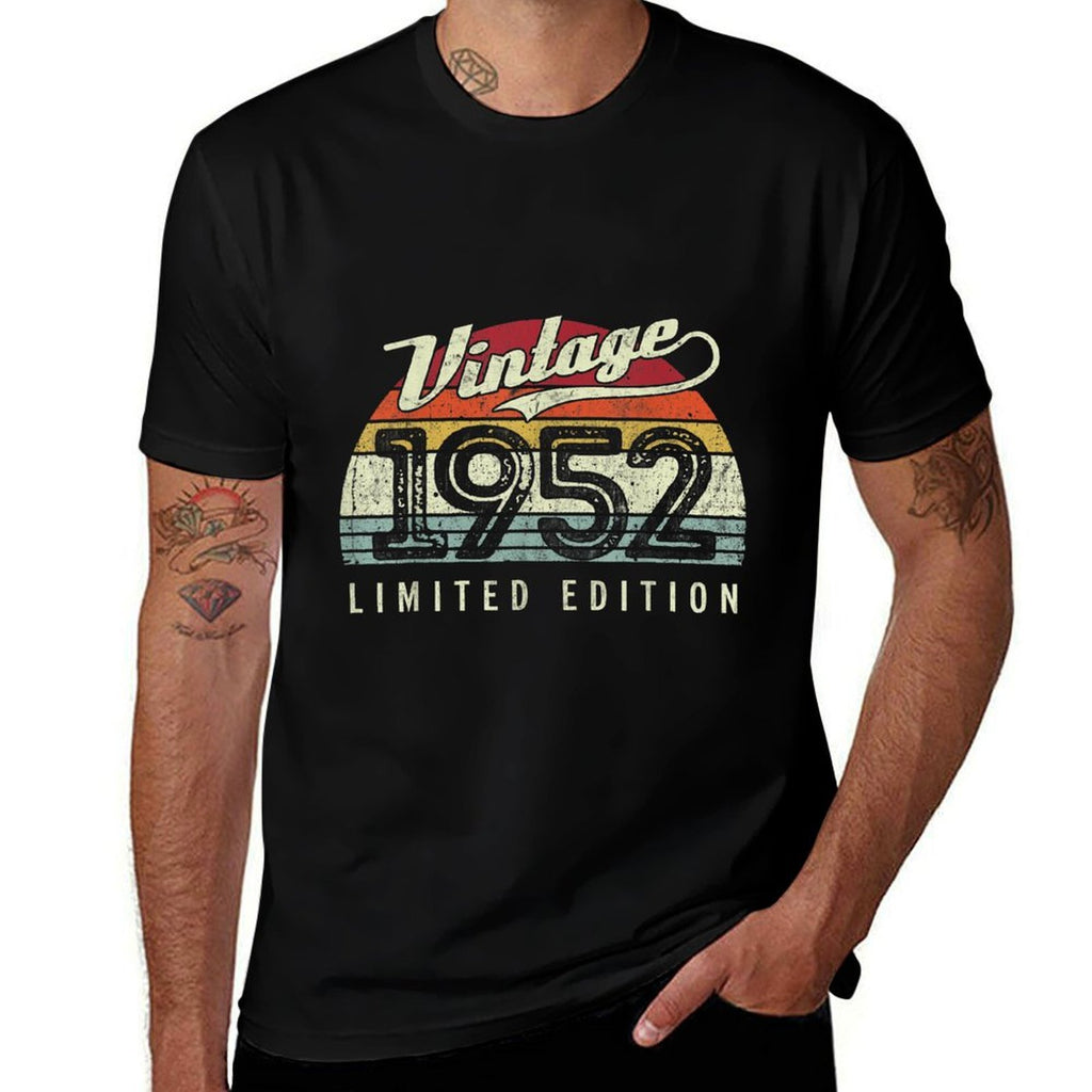 Vintage 1952 Limited Edition 70 Years Old 70th Birthday  Odor-resistant T-Shirt