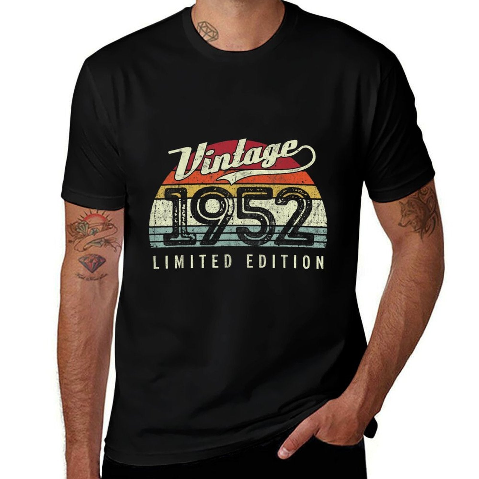 Vintage 1952 Limited Edition 70 Years Old 70th Birthday  Odor-resistant T-Shirt