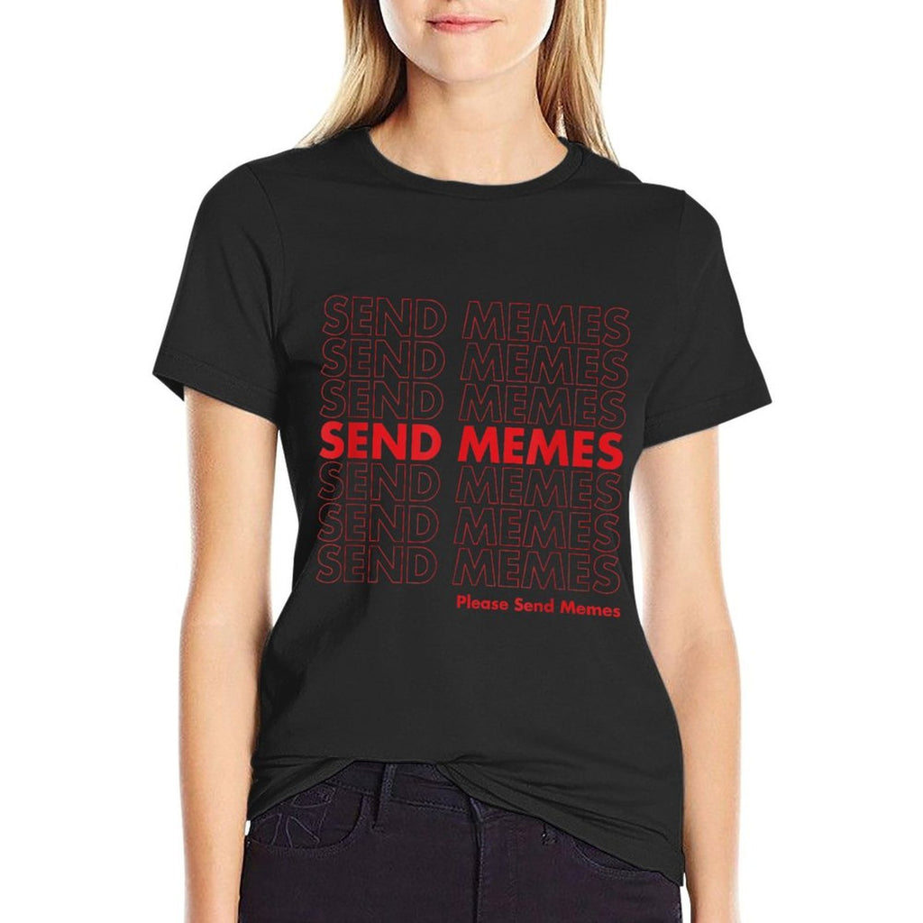 Thank You Send Memes Plastic Bag - Funny Meme  Tagless Design T-Shirt