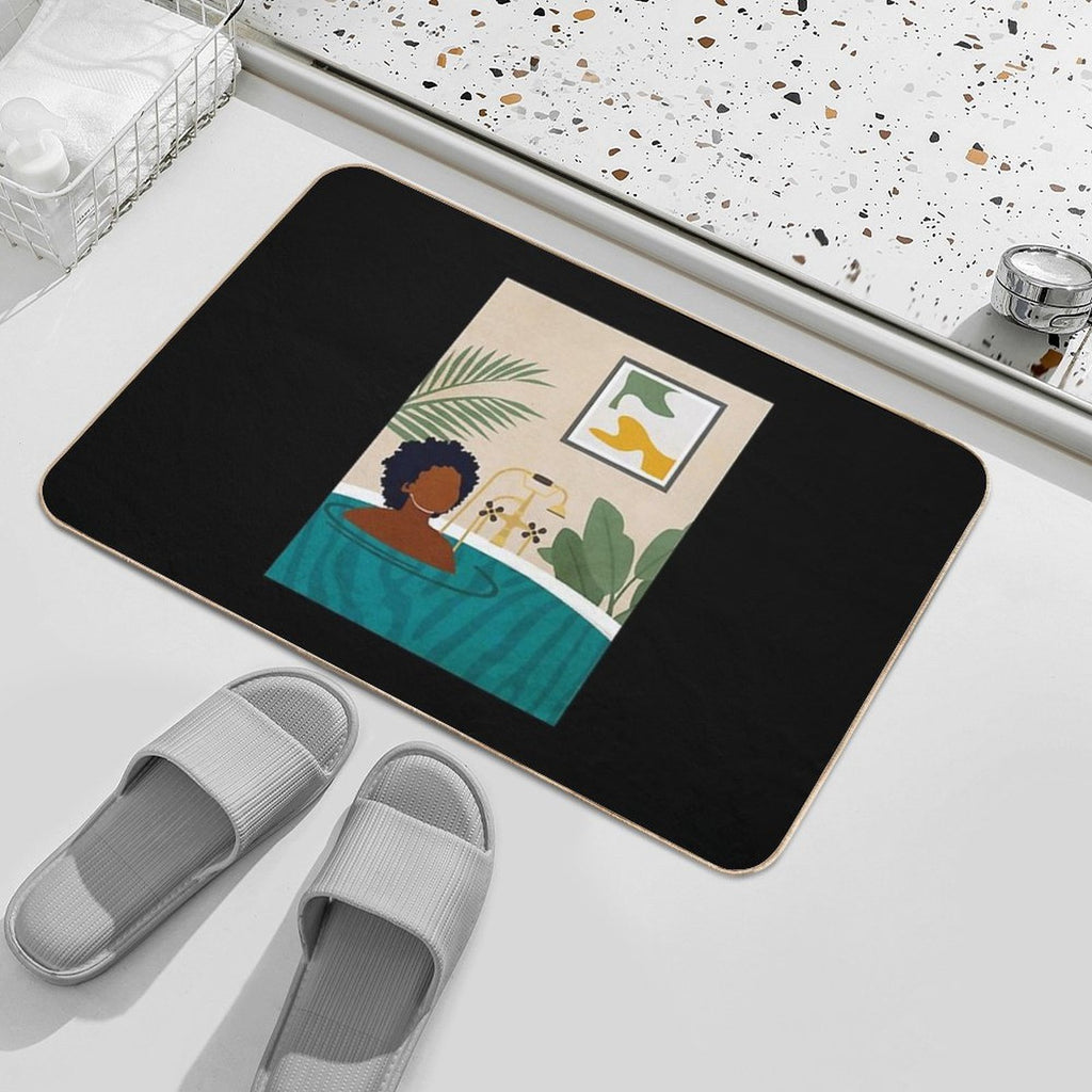 Bathtub Relaxation  Easy To Clean Bath Mat