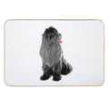 Grunge Newfie  Rapid-Drying Bath Mat