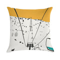 Ski Soft Hidden Zipper Throw Pillow