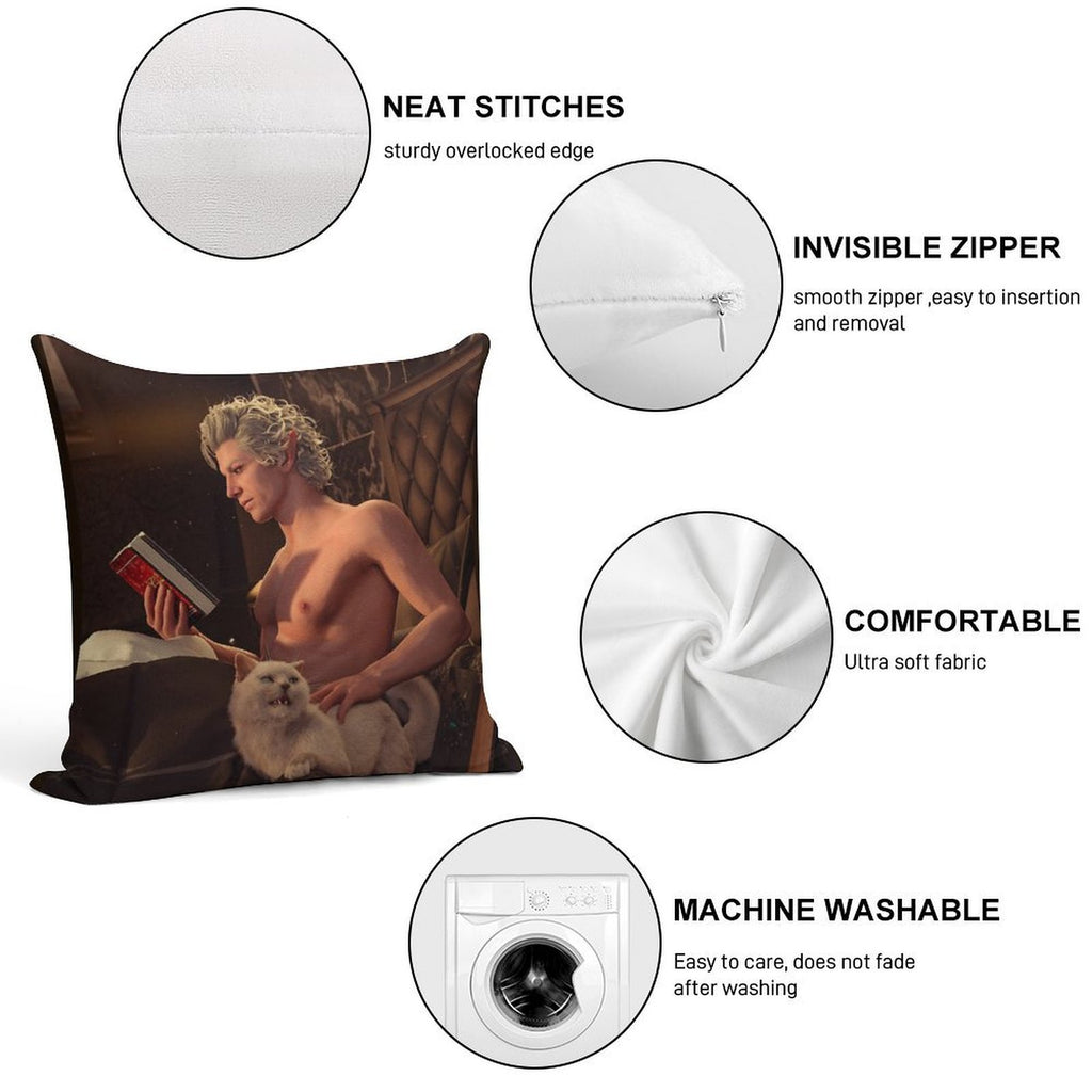 Astarion Soft Gift Ready Throw Pillow