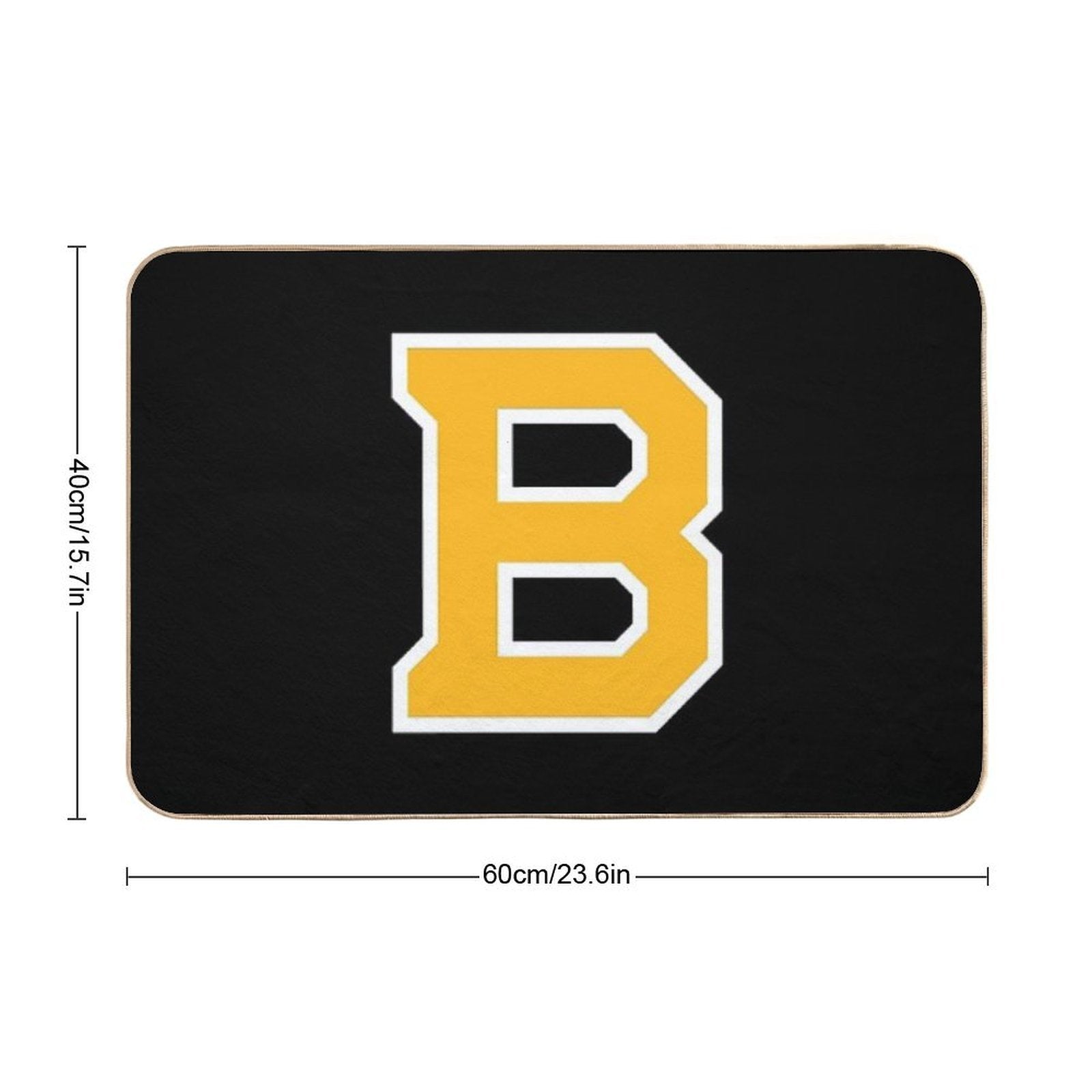 Good Ole Boston B  Slip-Resistant Bath Mat