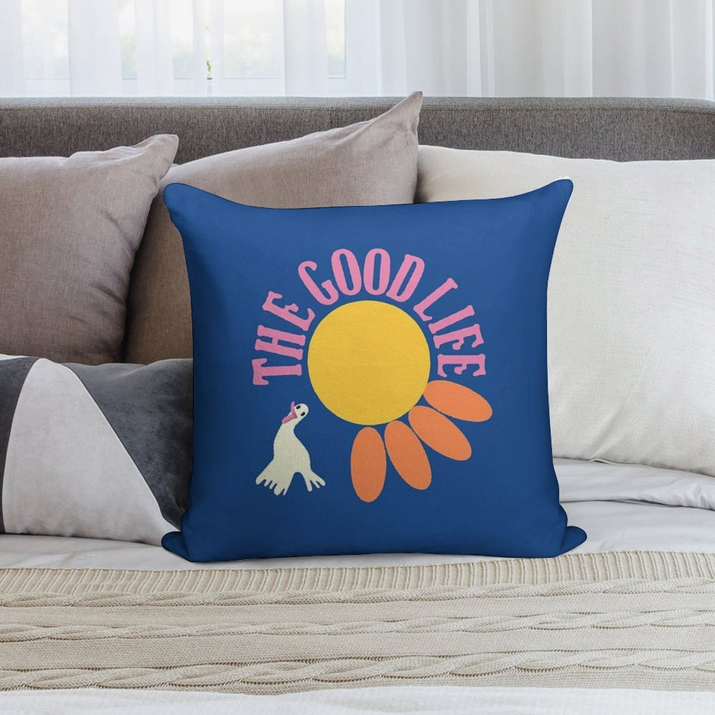 The Good Life Soft Skin-Friendly Throw Pillow