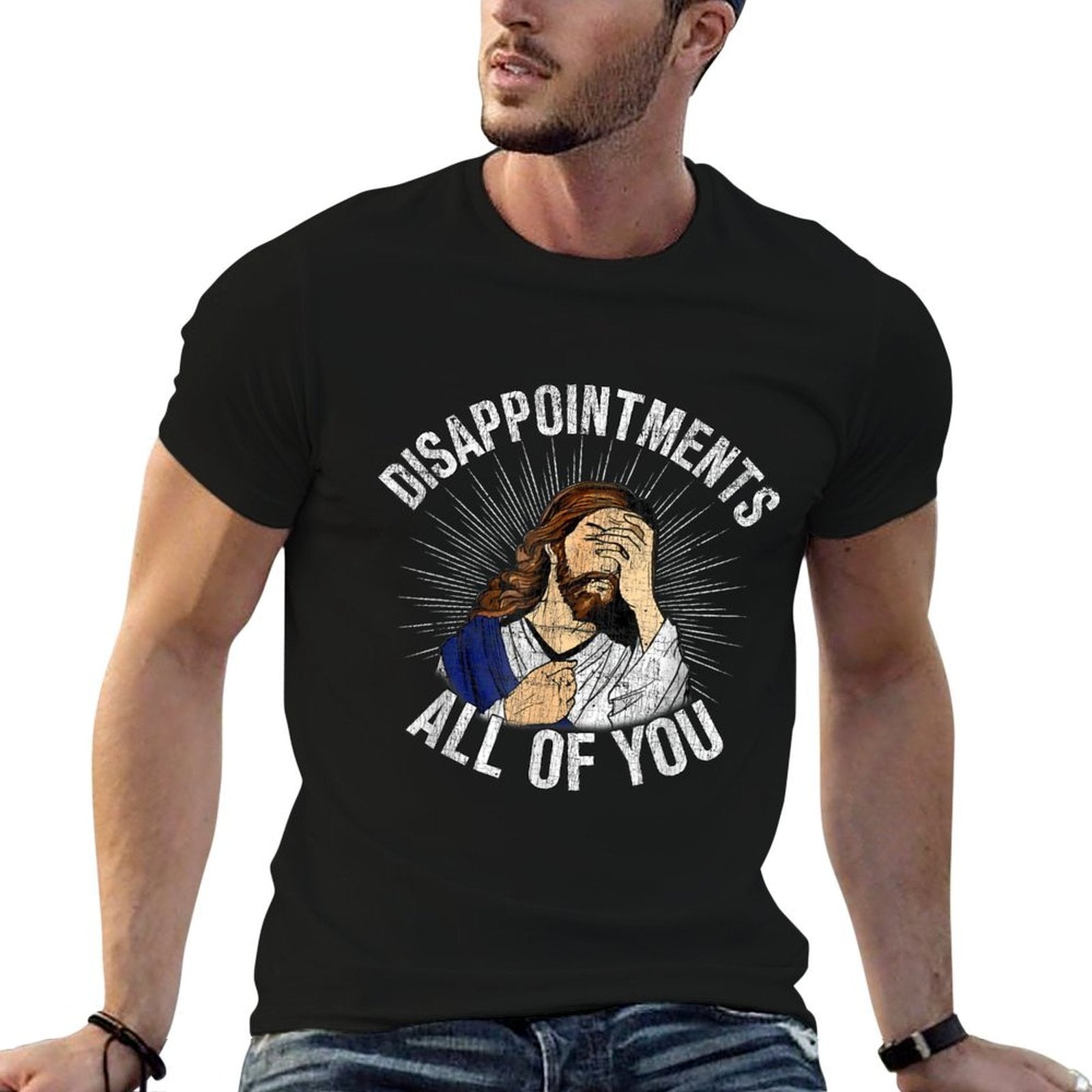 Disappointments All Of You God Meme Jesus Disappointed  Eco-friendly Material T-Shirt