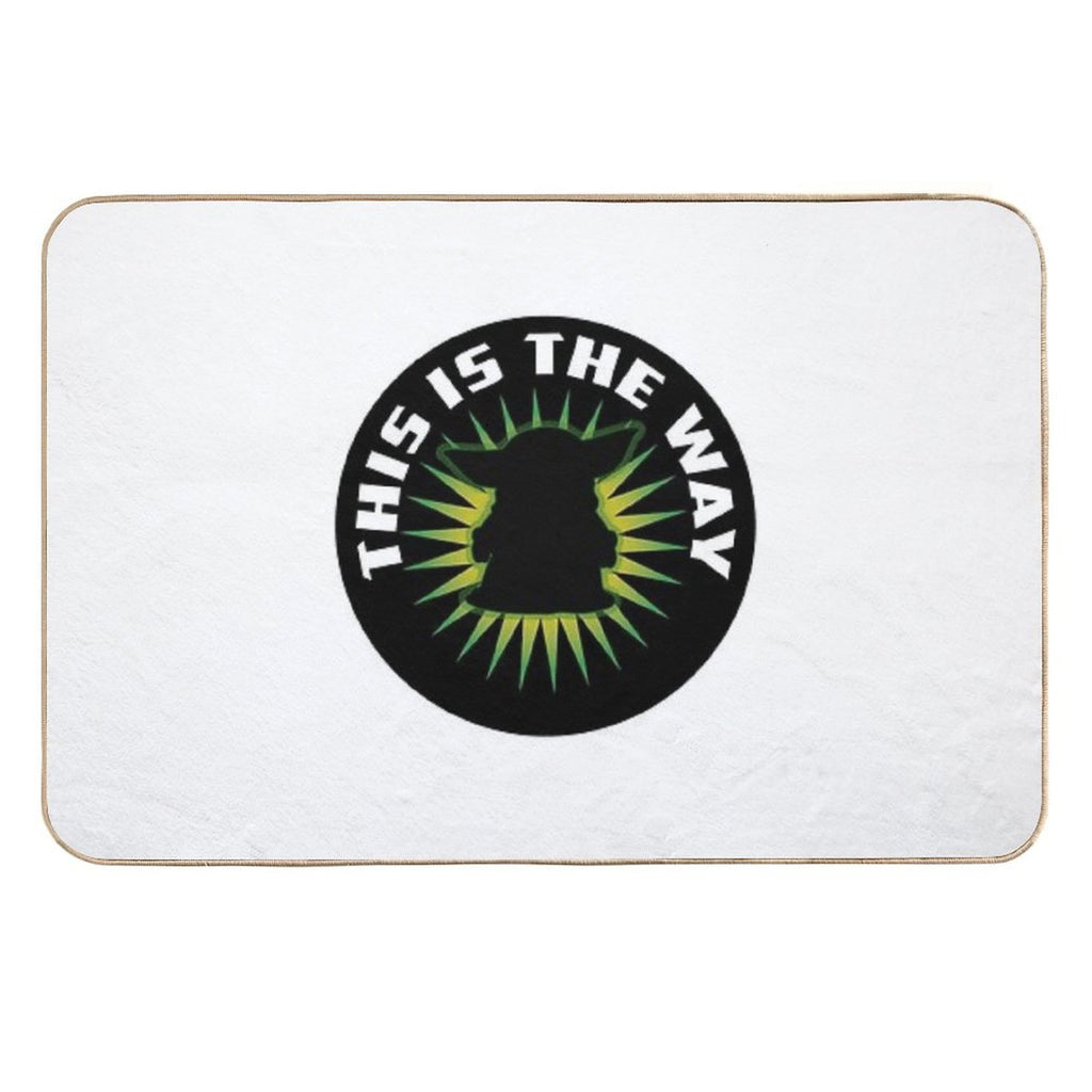 This Is The Way  Odorless Bath Mat