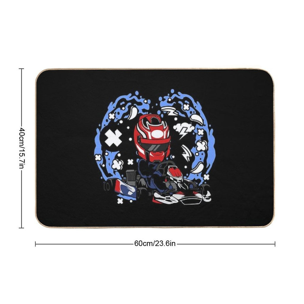 Karting Pop Art  Multi-Purpose Bath Mat