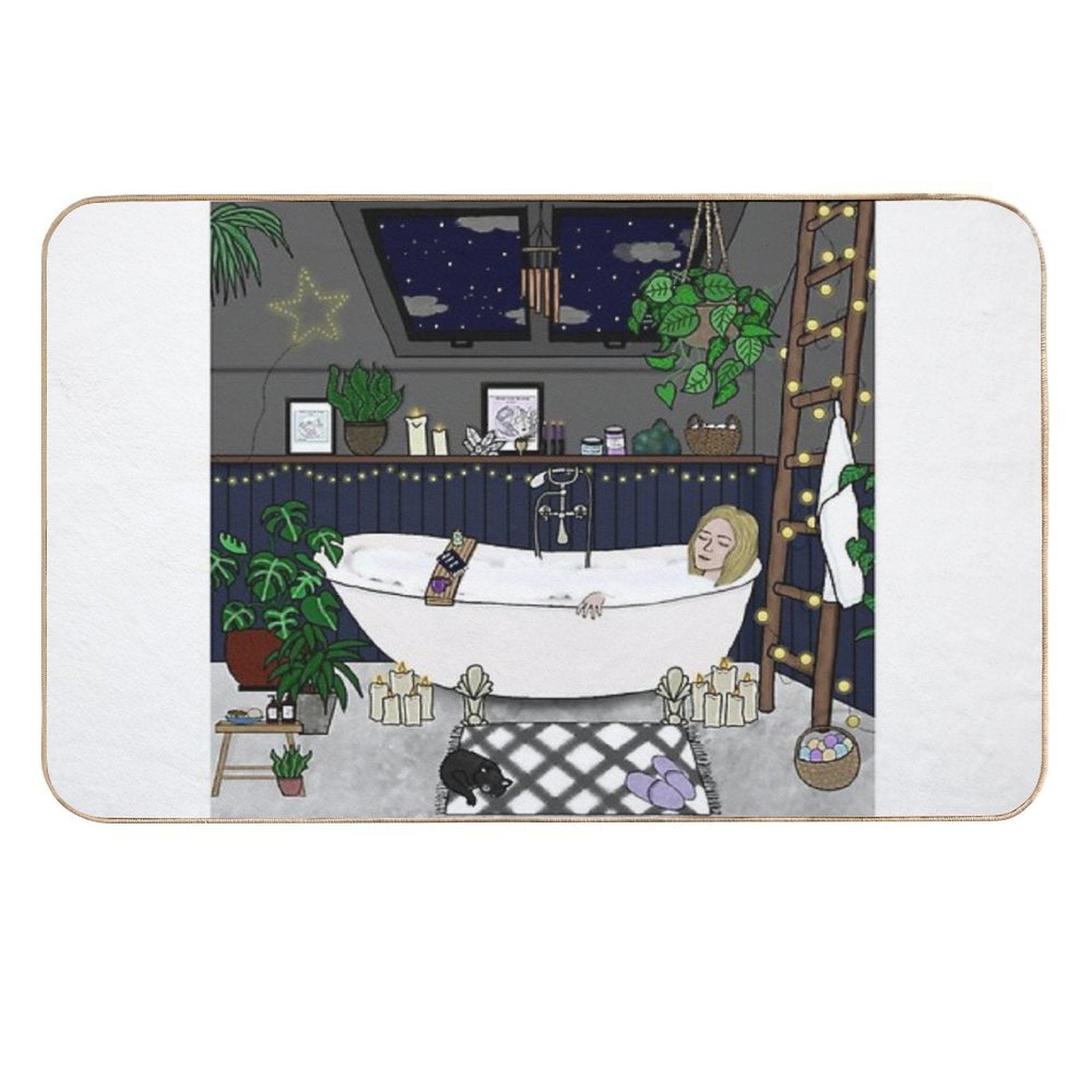 Bath Time  Absorbent Bath Mat