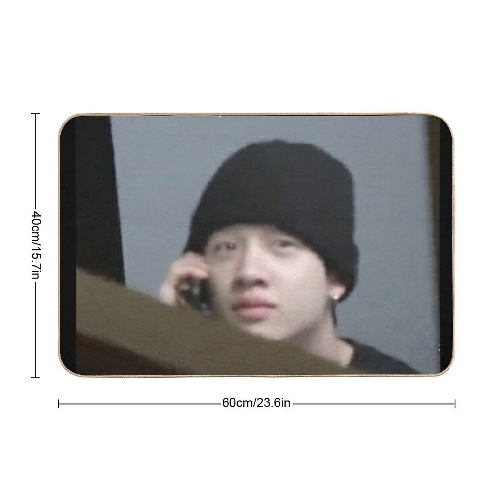 Bang Chan Cellphone Meme  Multi-Purpose Bath Mat