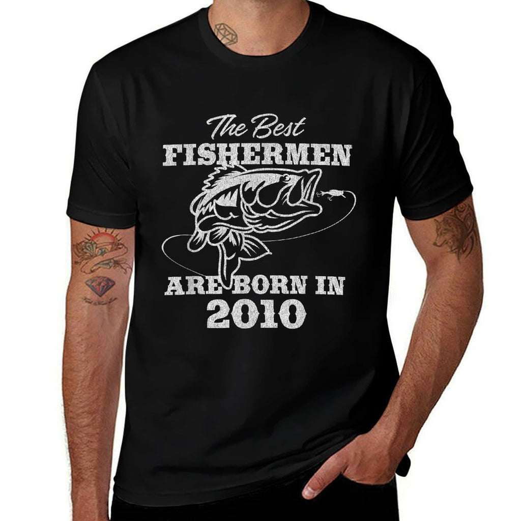 15 Year Old Fisherman Fishing 2010 15th Birthday  Versatile T-Shirt