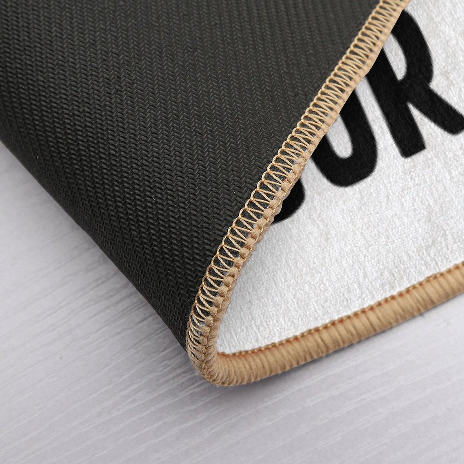 Wash Your Hands - White Durable Bath Mat