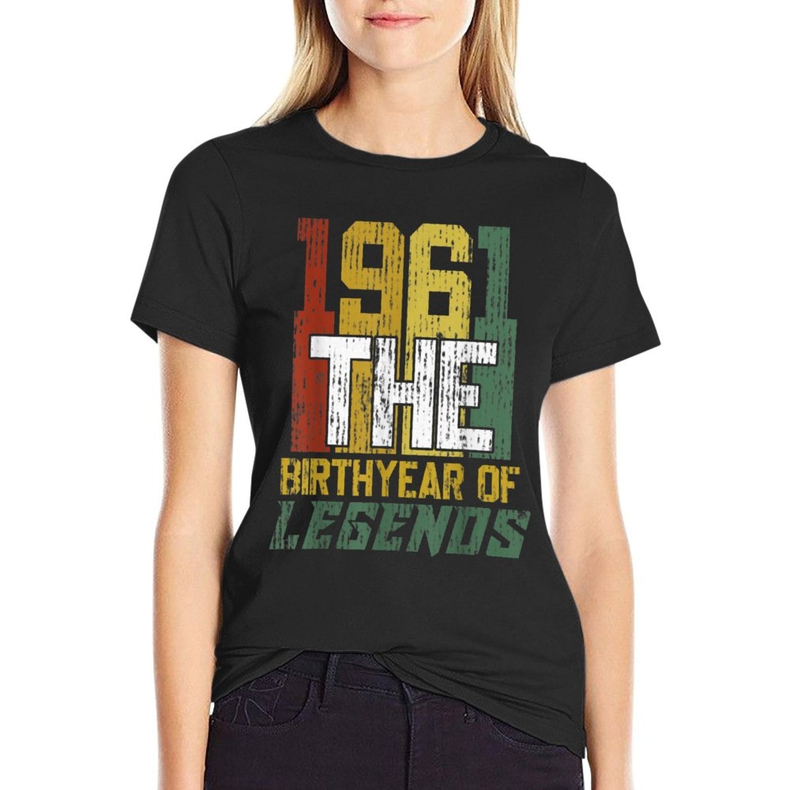 60th Gifts Vintage 1961 Birth Year Of Legends 60th Birthday  Durable T-Shirt