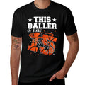 15th Birthday Basketball Boys, Baller 15 Year Old Bday  Wrinkle-resistant T-Shirt