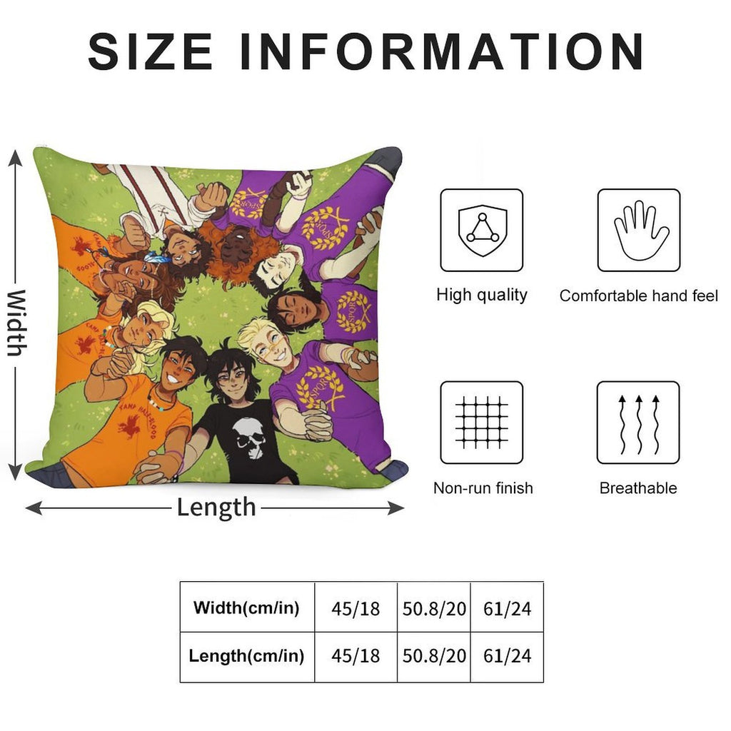 Olympus Heroes Soft Skin-Friendly Throw Pillow