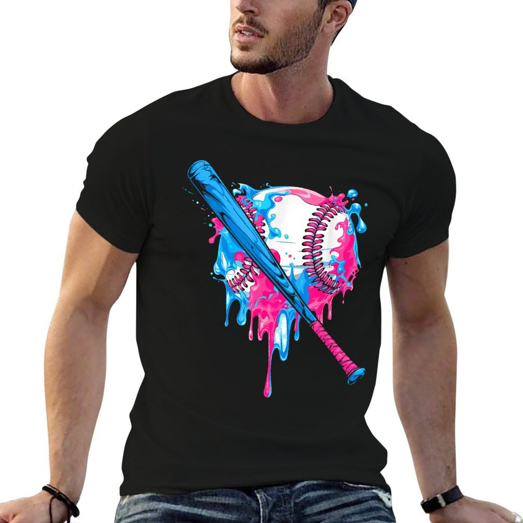 Respect The Drip Baseball Drip Boys Ice Cream Drip Youth  High-quality Stitching T-Shirt